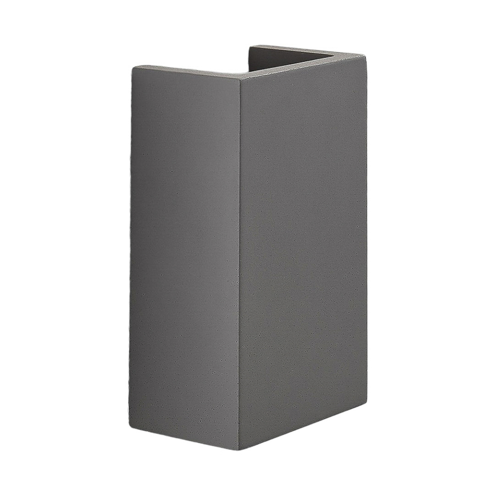 Smira concrete wall light in grey, 11 x 18 cm
