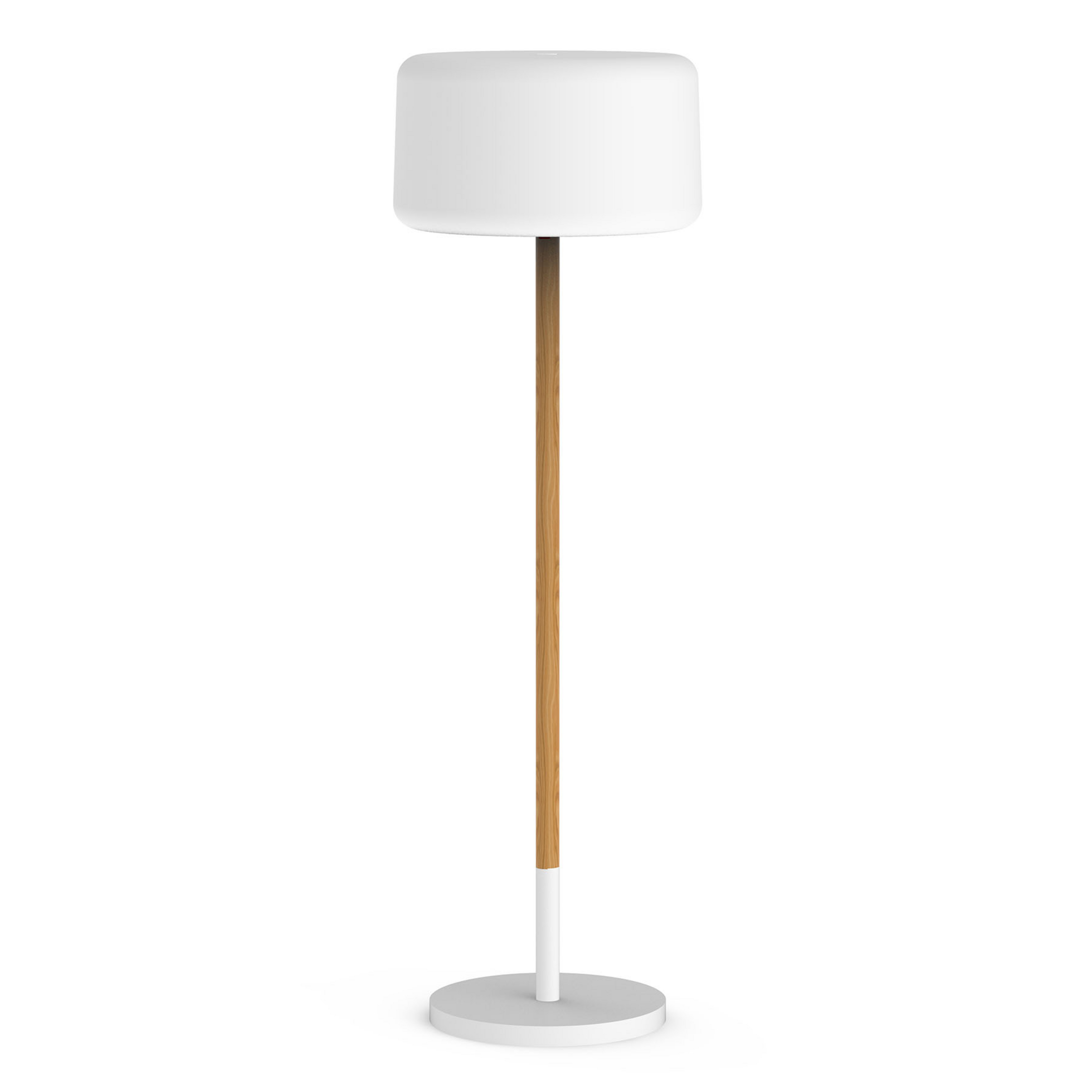 Newgarden Chloe Plant Solar-Stehleuchte Holz