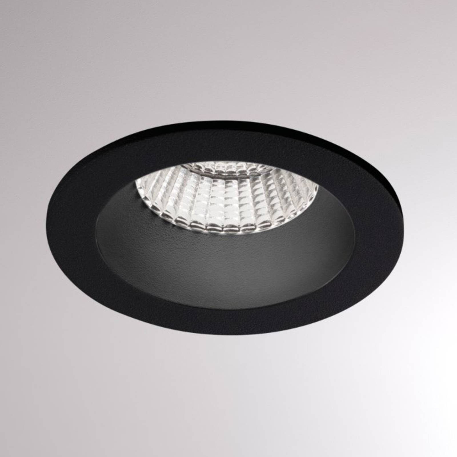 Molto Luce Inbyggnadsspot Chicco Round 7 W 30° 3 000 K svart