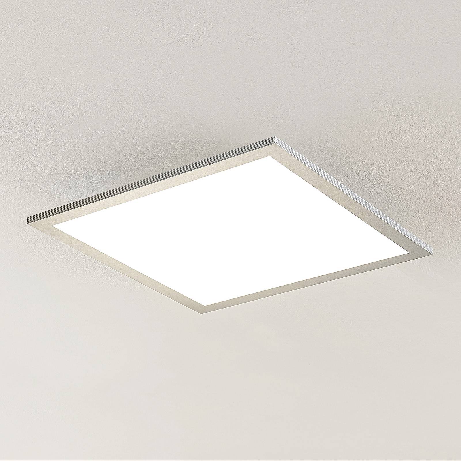 Arcchio Panneau LED Lyndra 40 cm blanc aluminium intensité variable,