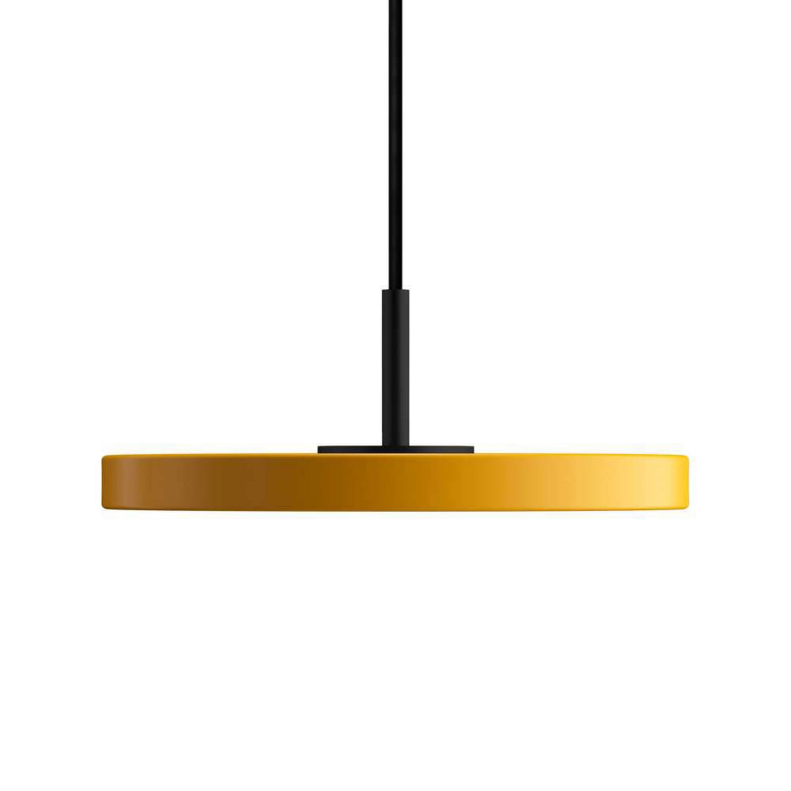 Asteria Pendel Micro Saffron Yellow/Black Top UMAGE - Spisestue - Metal