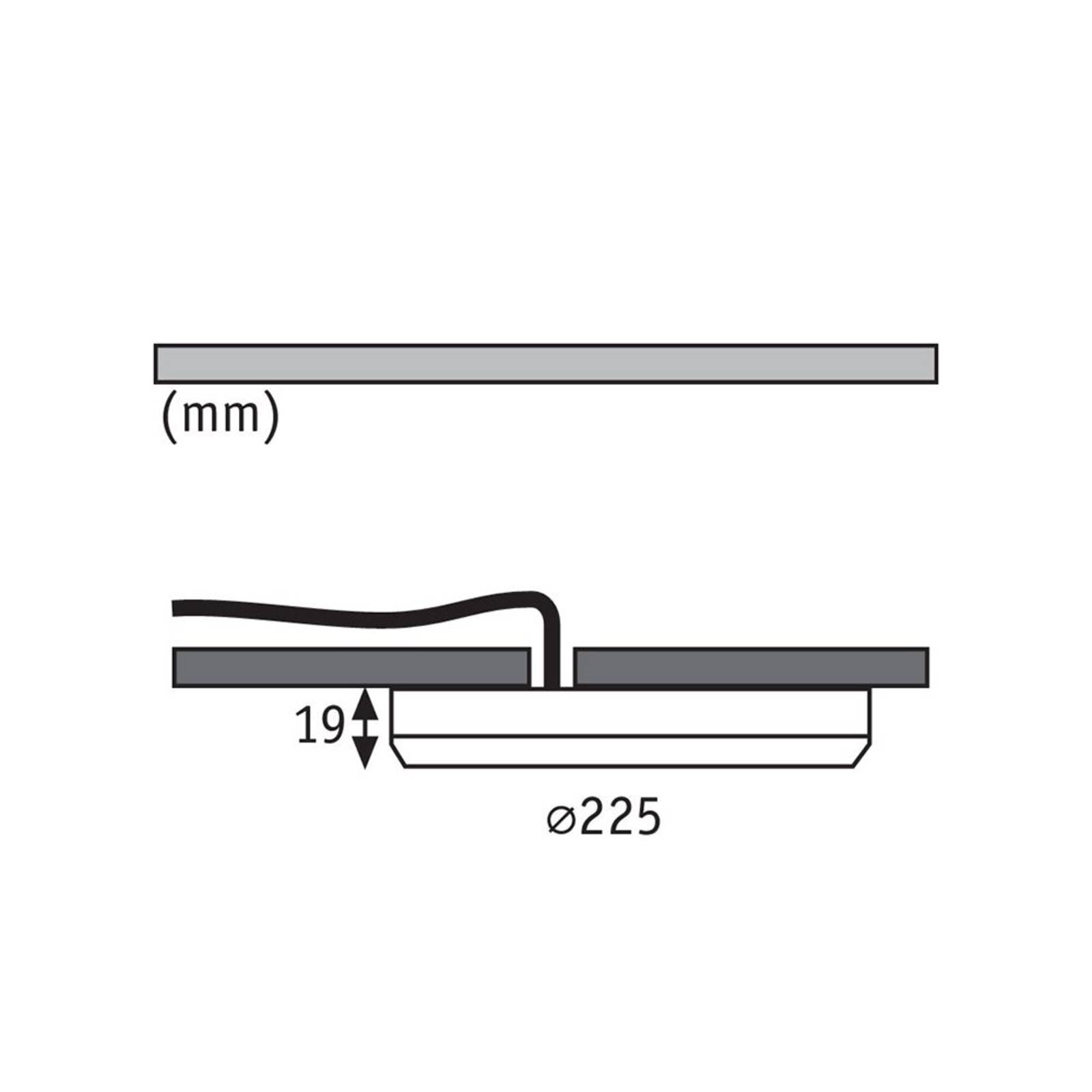 Paulmann Cover it panel wpuszczany 4 000 K 22,5 cm