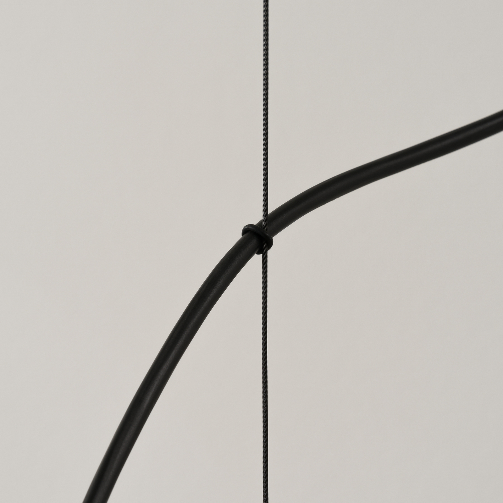 Milan Lampada a sospensione Wire Ø 38 cm color visone