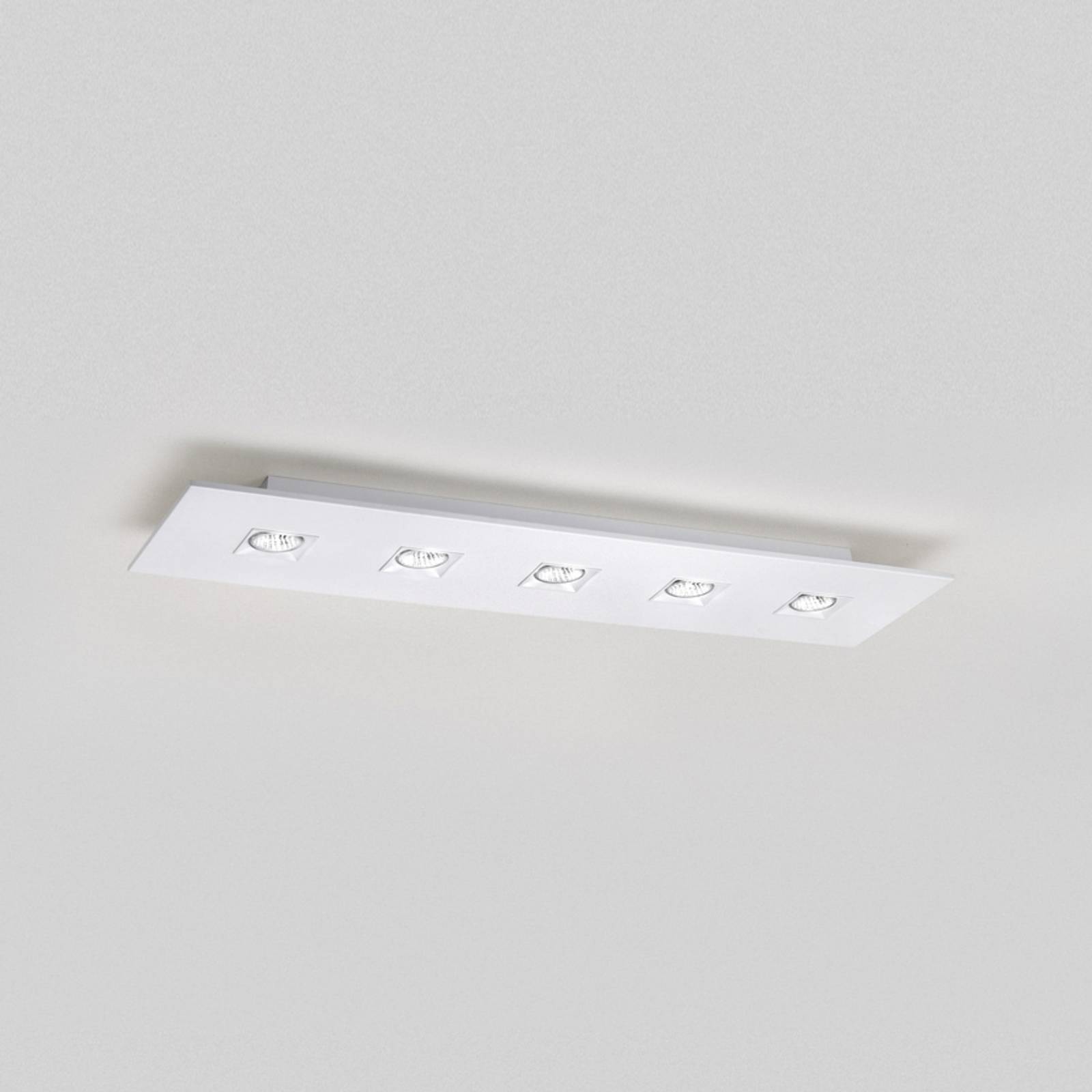 E-shop Milan Polifemo stropné svietidlo biele 5-plameňové