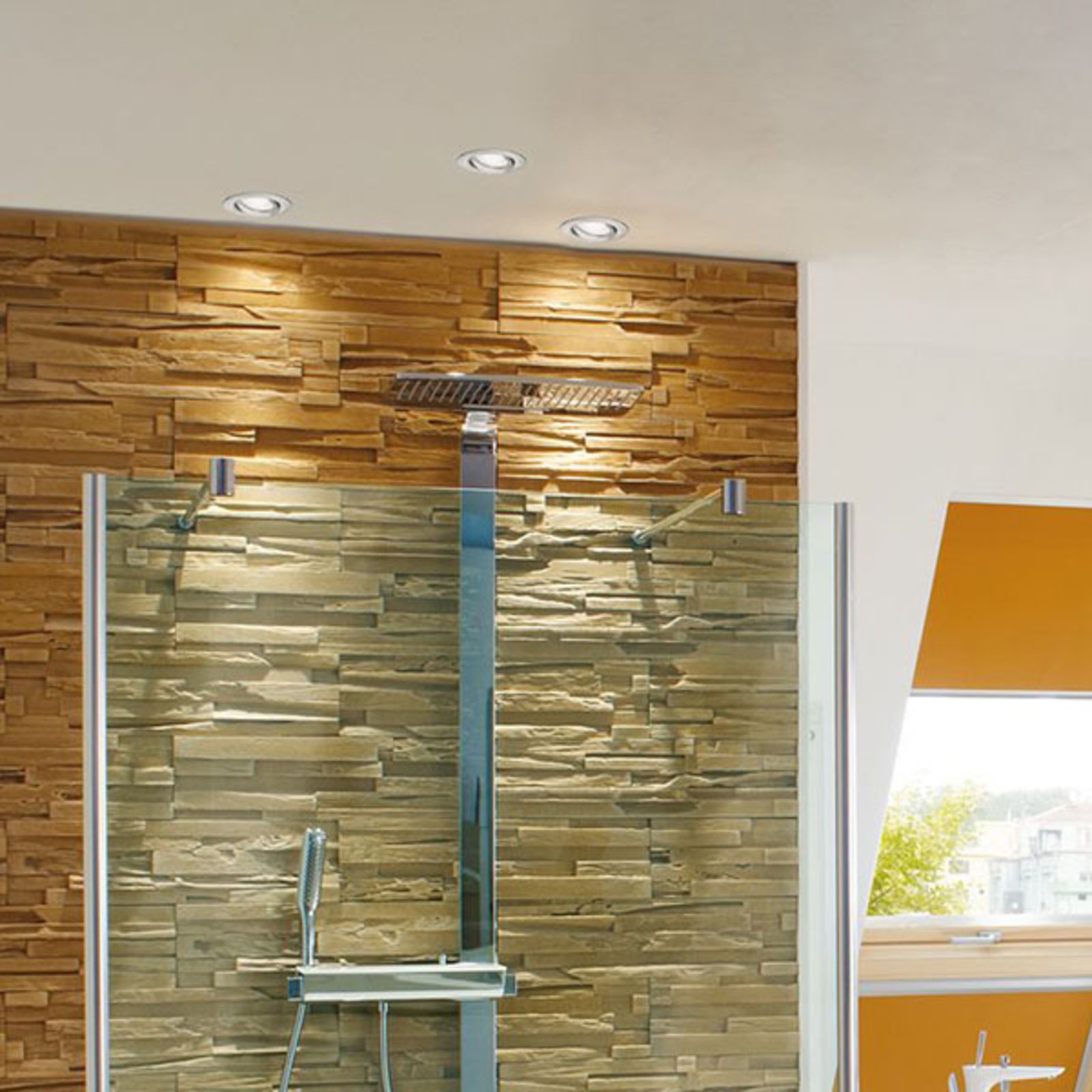 Nova recessed spotlight IP65 round swivelling white - Paulmann