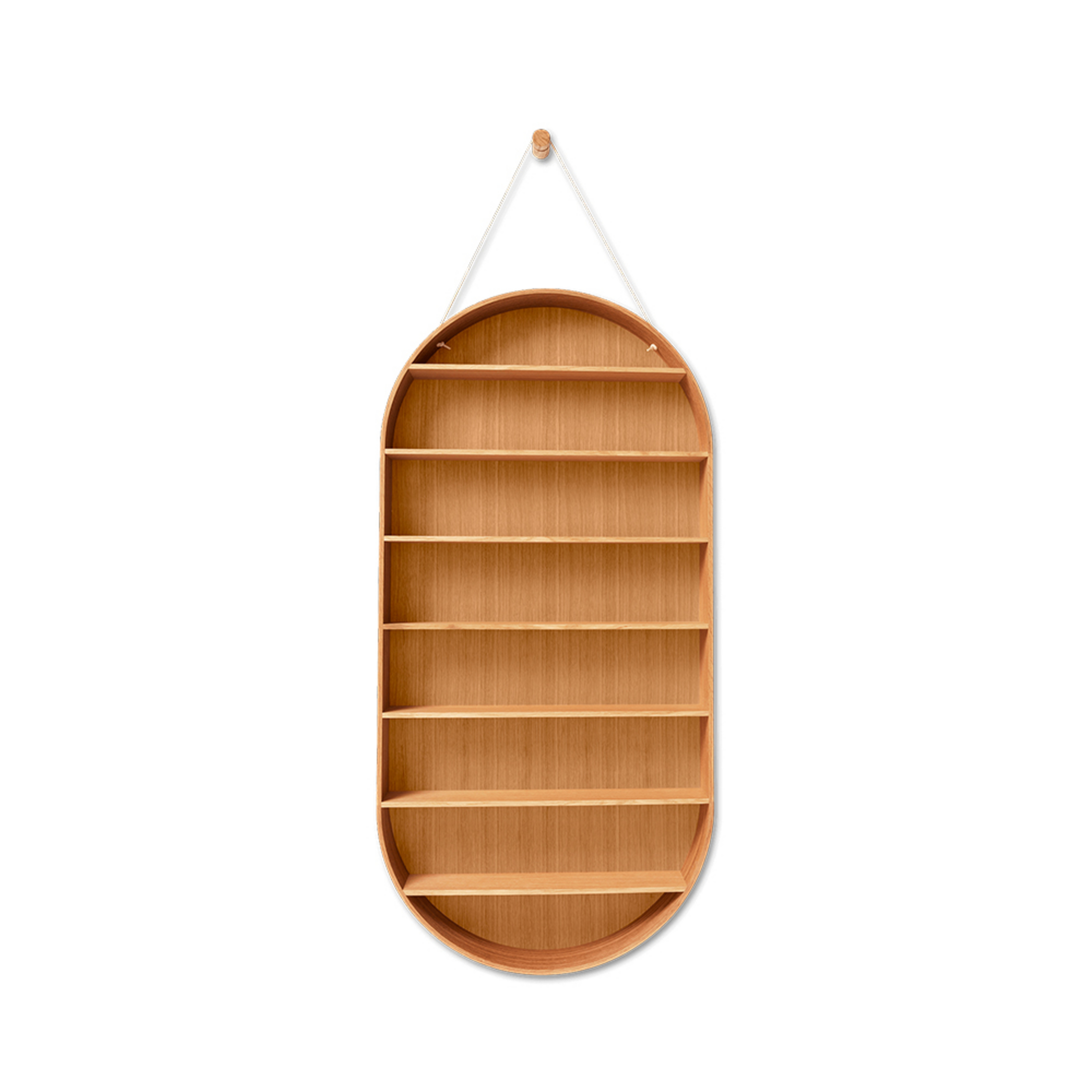 Oval Dorm Scaffale Olieret Quercia - Ferm Living