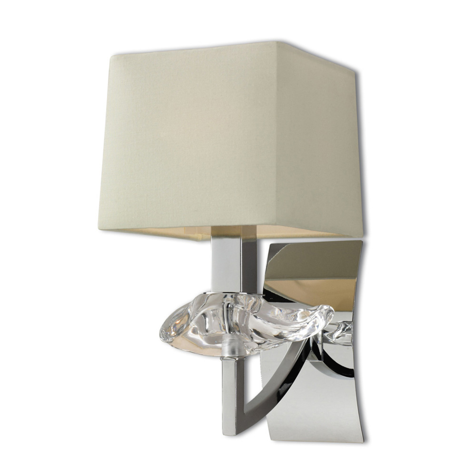 Mantra Lighting Mantra Akira wall light chrome, 1-light source - modern - indoors - Expected delivery time: 10-14 working days