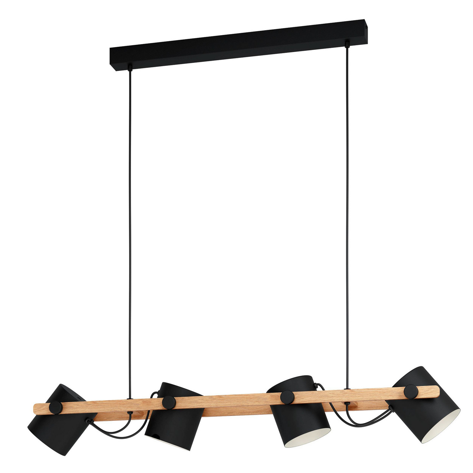 Lampă suspendată Hornwood 4 becuri pivotantă