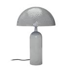 PR Home Carter stolová lampa z kovu, sivá