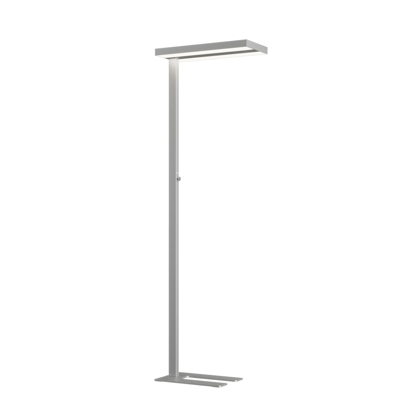 Arcchio LED podna lampa Logan Basic, srebrna, 6000 lm, prigušljiva