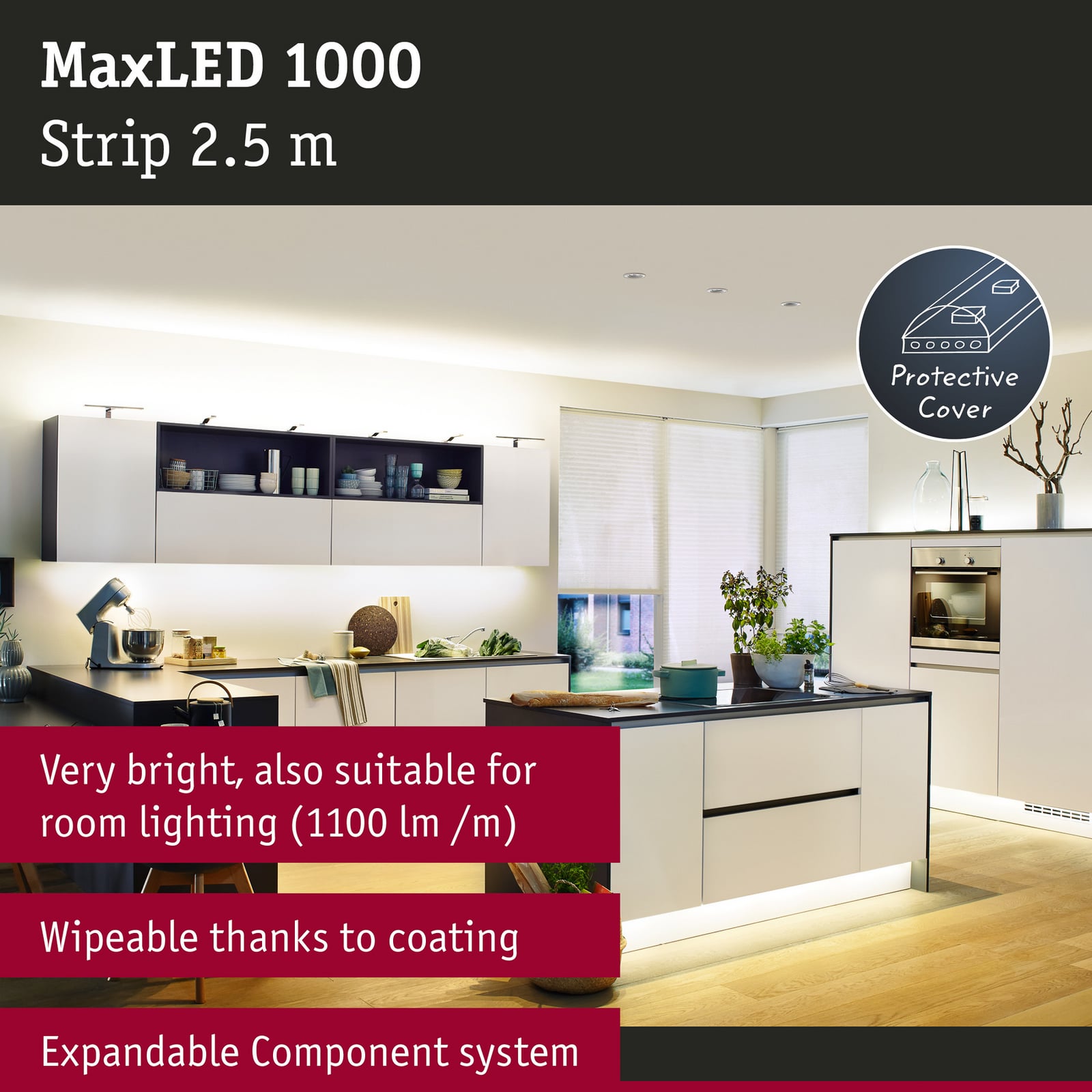 Paulmann MaxLED 1000 Erweiterung, 2,5m warmweiß