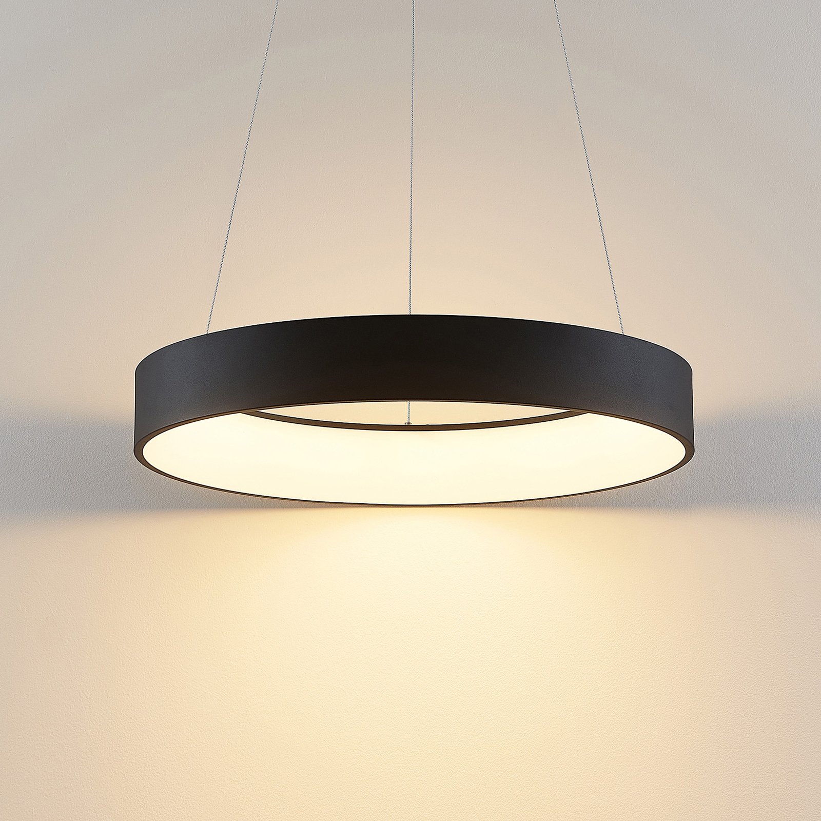 Aleksi Round LED Lampada a Sospensione Ø60 Black - Arcchio