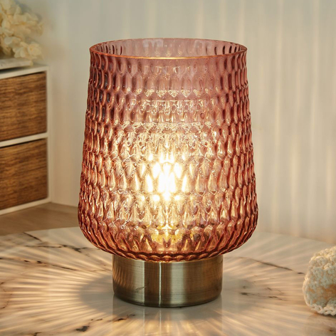 Pauleen Glamour LED-bordlampe, batteri Ø 15,5 cm