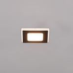 Nimbus lampă LED încastrat IP44 8,5x8,5cm 830 negr