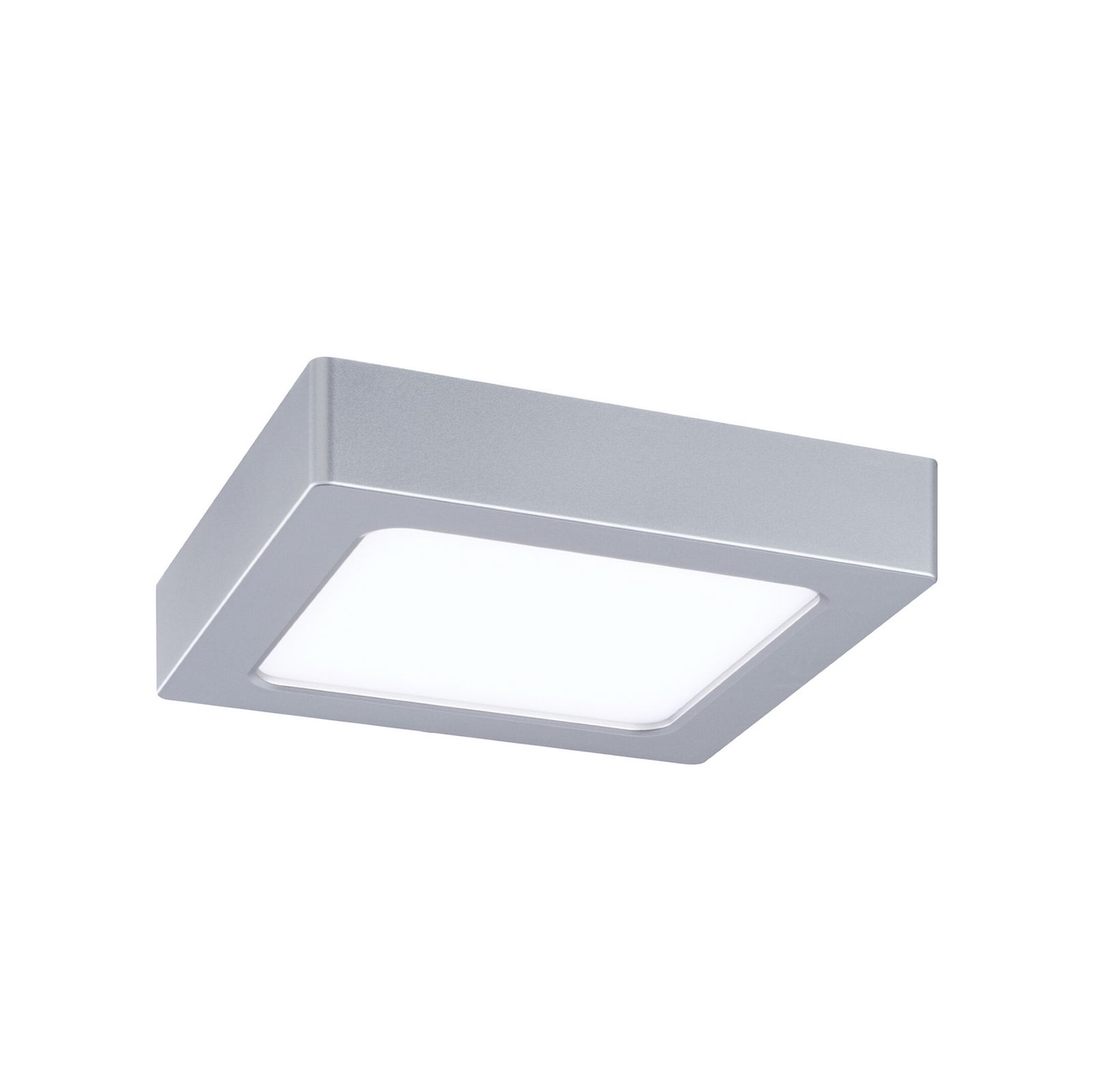 Paulmann LED-panel Abia 2, längd 17 cm, krom, CCT, plast