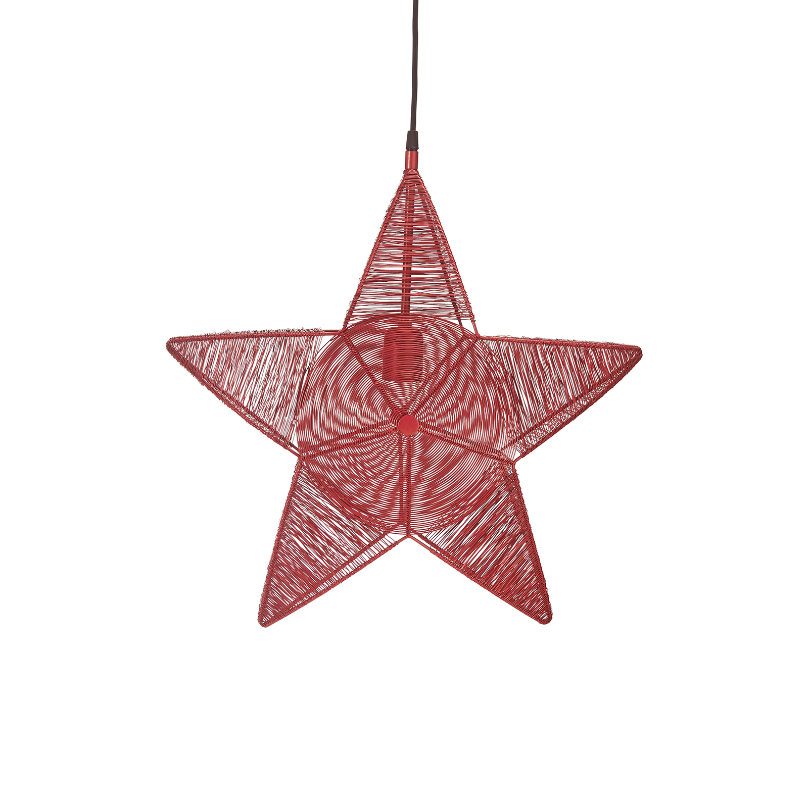 PR Home Rigel hviezda z kovu Ø 50 cm červená