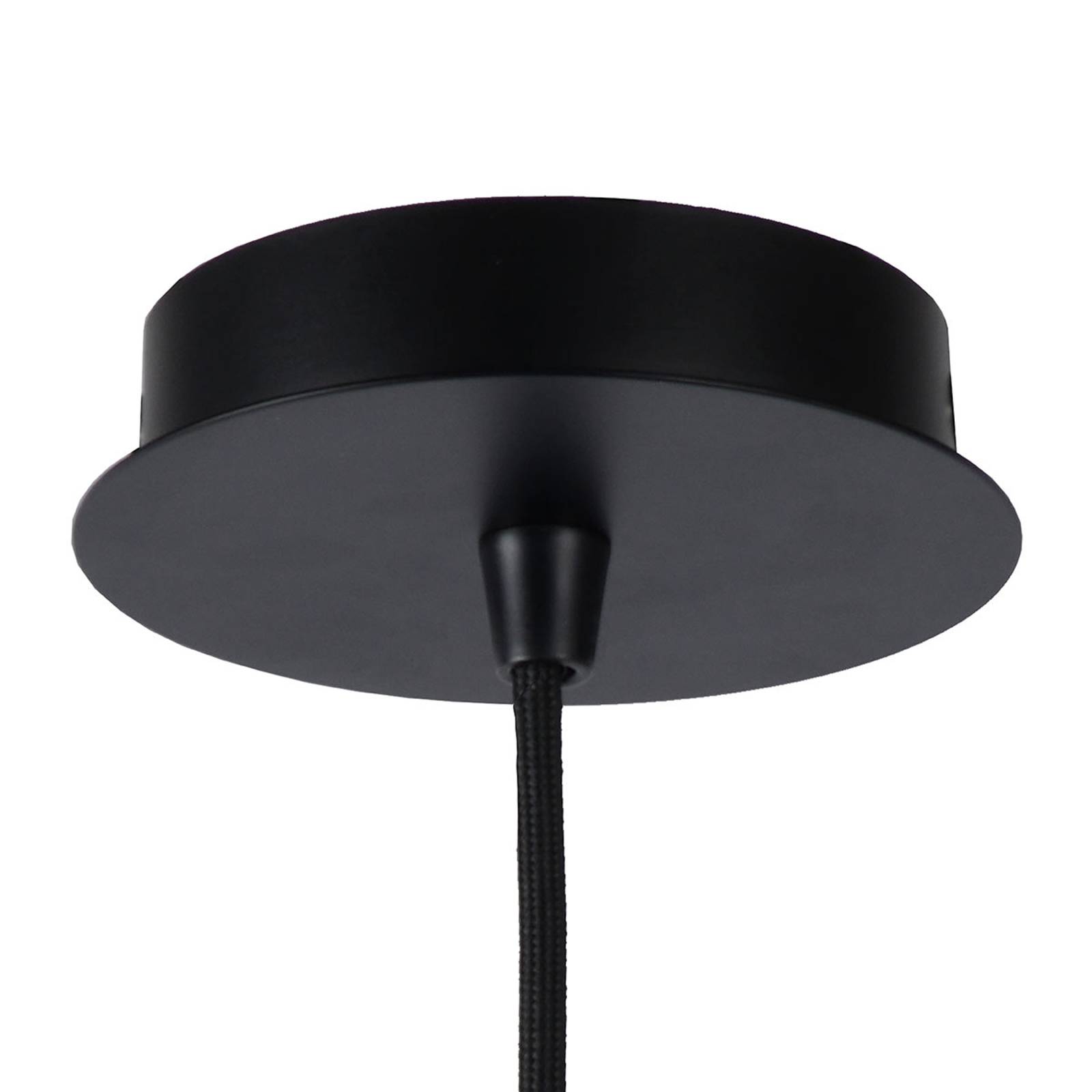 Lampa wisząca Malunga, czarno-złota
