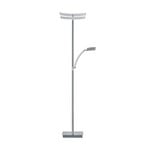 Lampe sur pied LED Andy, à 3 lampes, nickel mat, CCT, variateur d'intensité