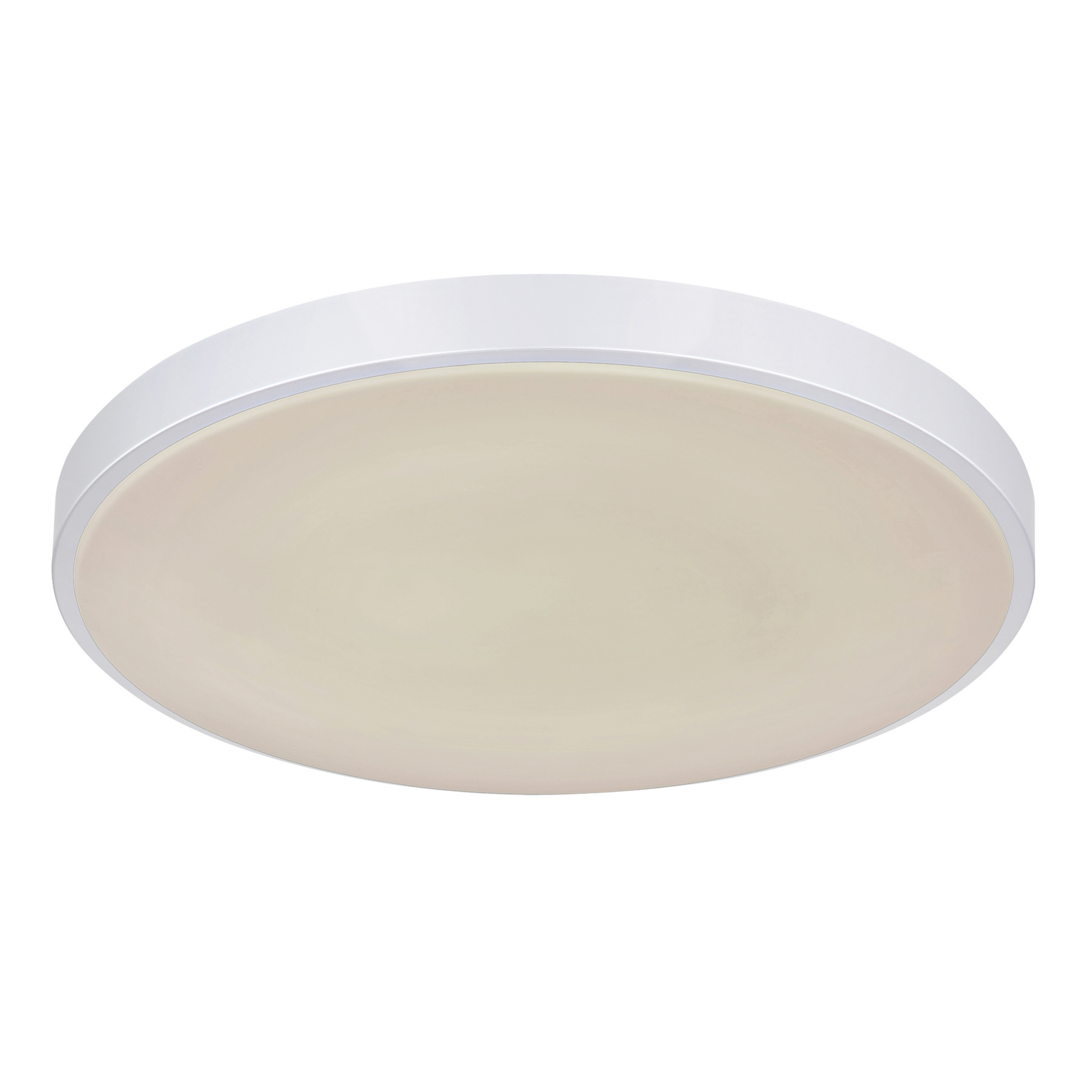Sonny LED-loftslampe, sølv, CCT, Ø 41 cm