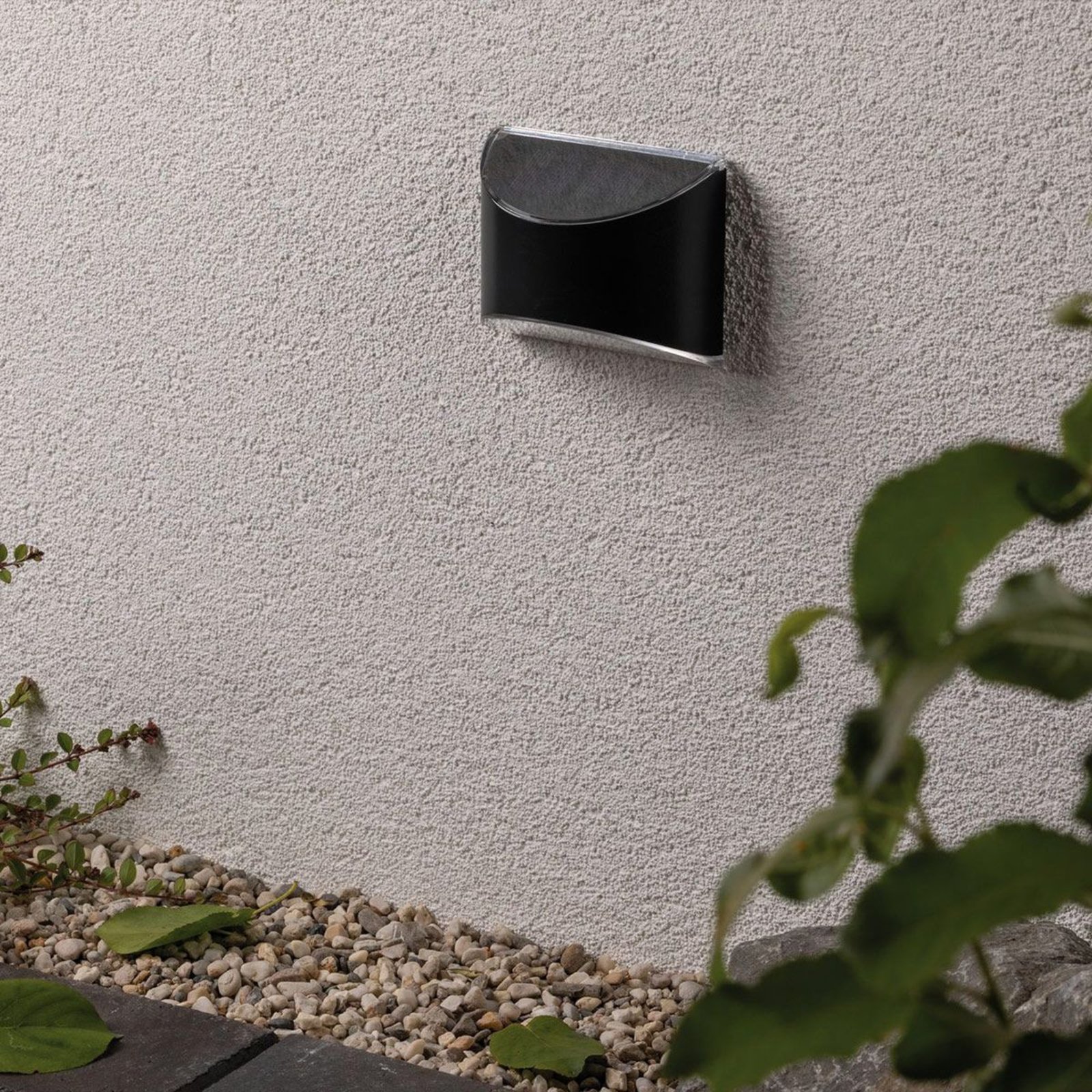 Elliot Solar LED En el exterior Aplique de Pared IP44 Anthracite - Paulmann