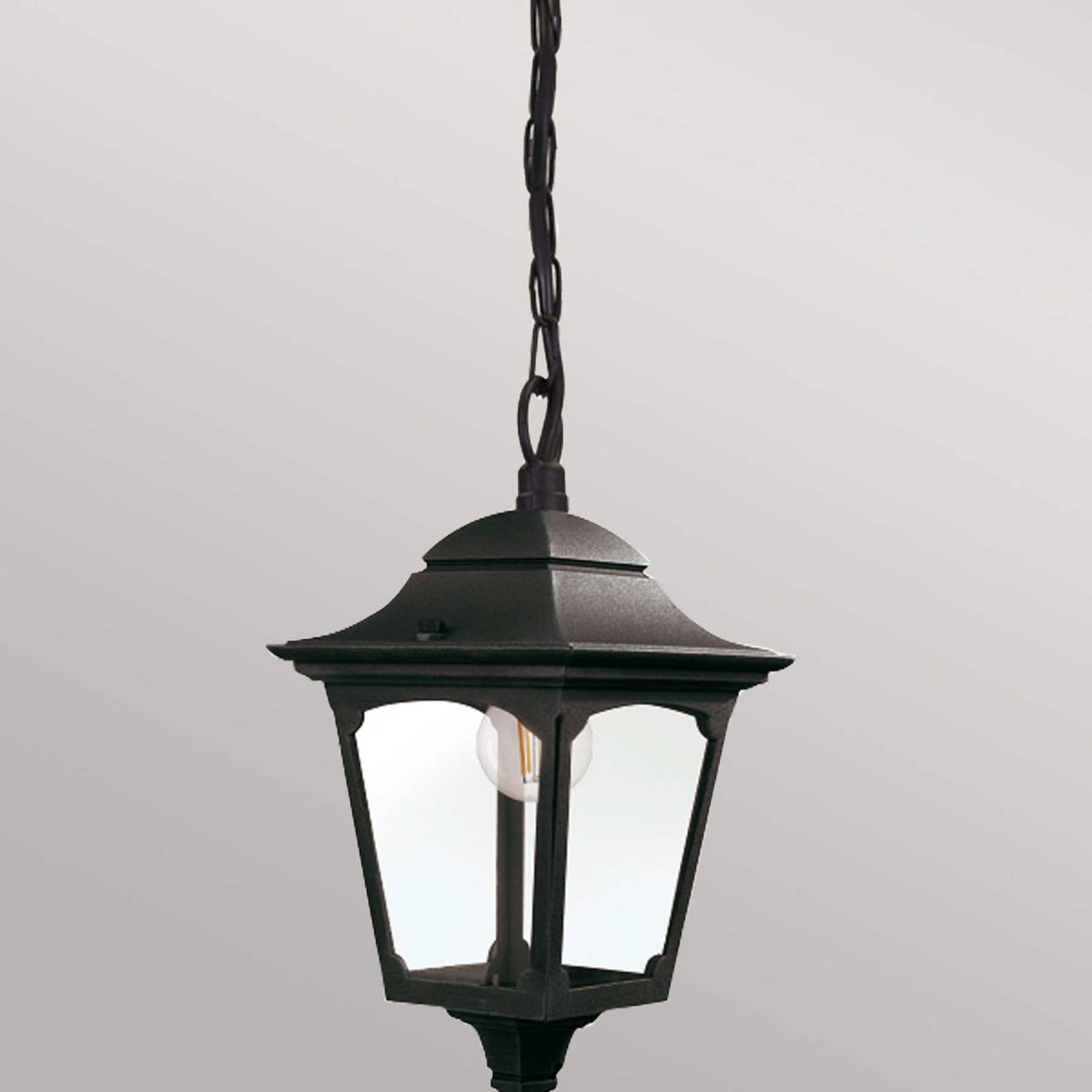 Фото - Прожектор / світильник Elstead Zewnętrzna lampa wisząca Chapel, czarna 