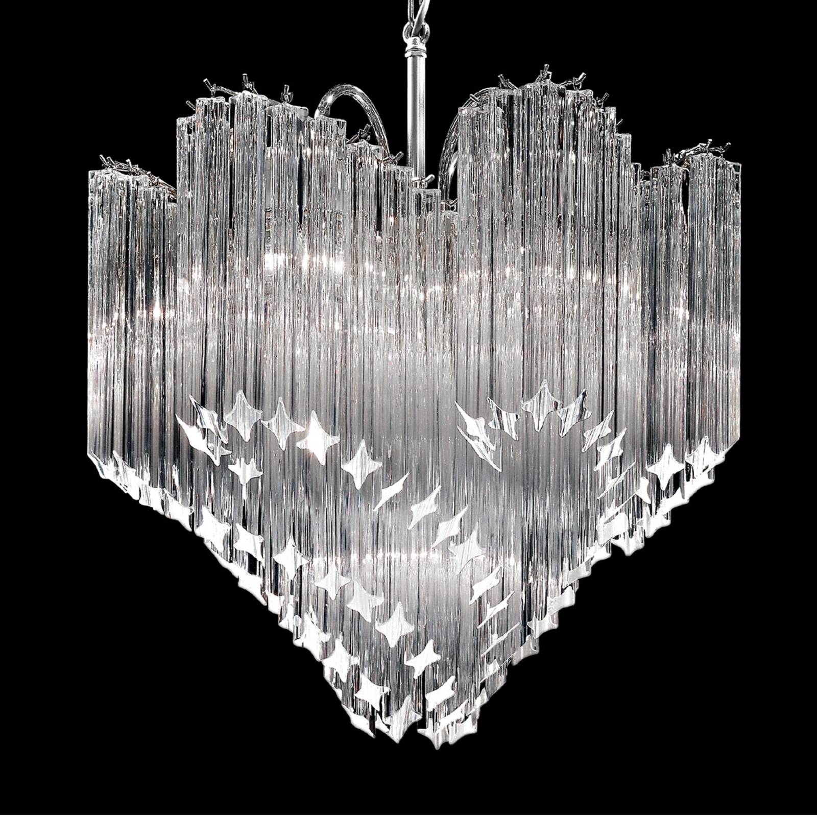Image of Luminaire magnifique Chiocciola cristal 