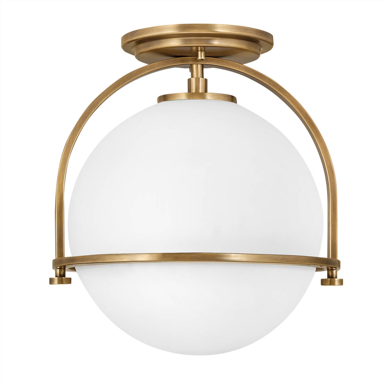 Somerset loftlampe, messing, 28 cm, 1 lyskilde – Quintiesse