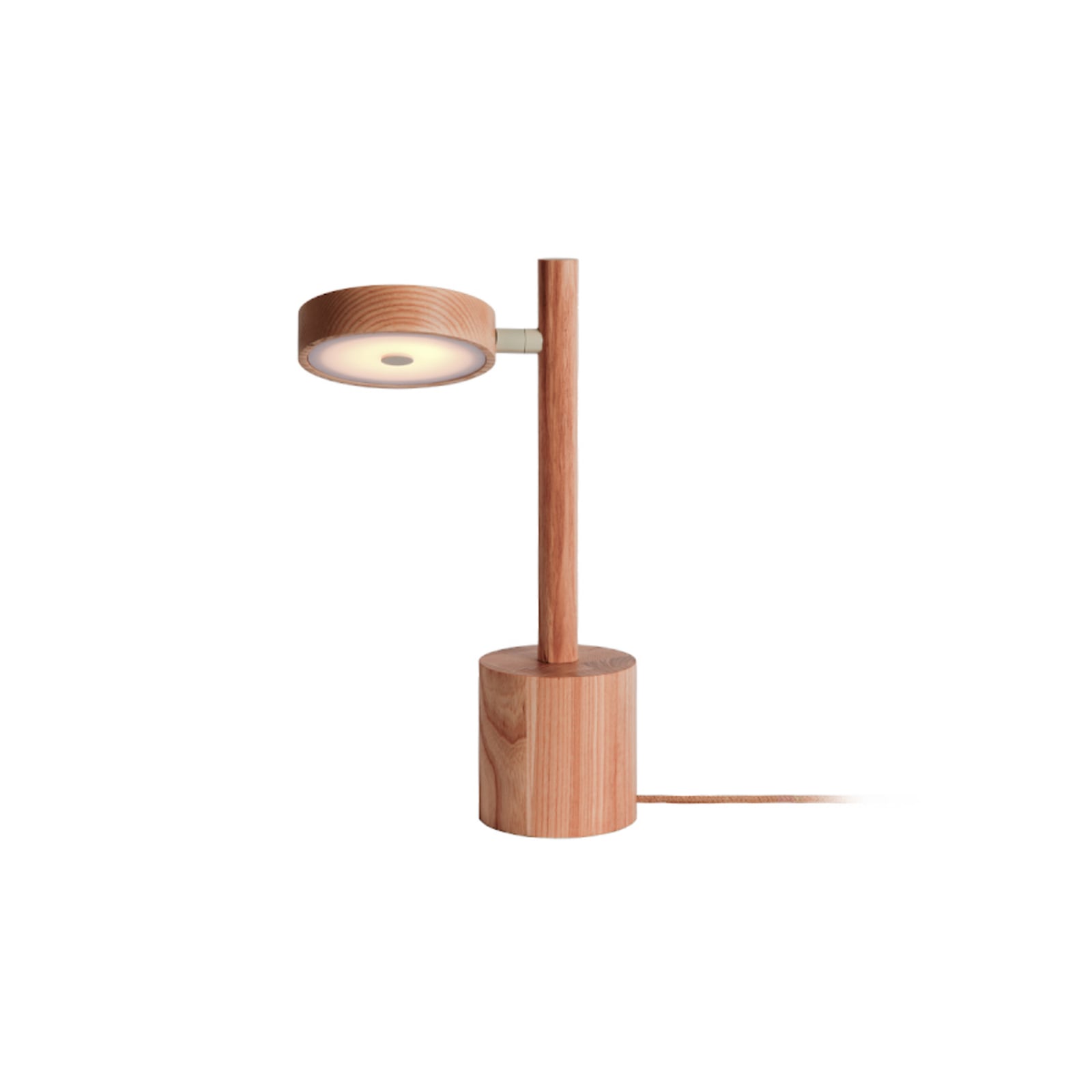 GOOD & MOJO lampada LED da tavolo Okinawa, naturale, 35 cm, legno