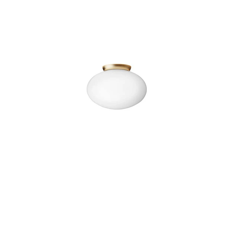 Nuura Aps – Rizzatto 301 Wand-/Deckenleuchte Satin Brass/Opal Nuura