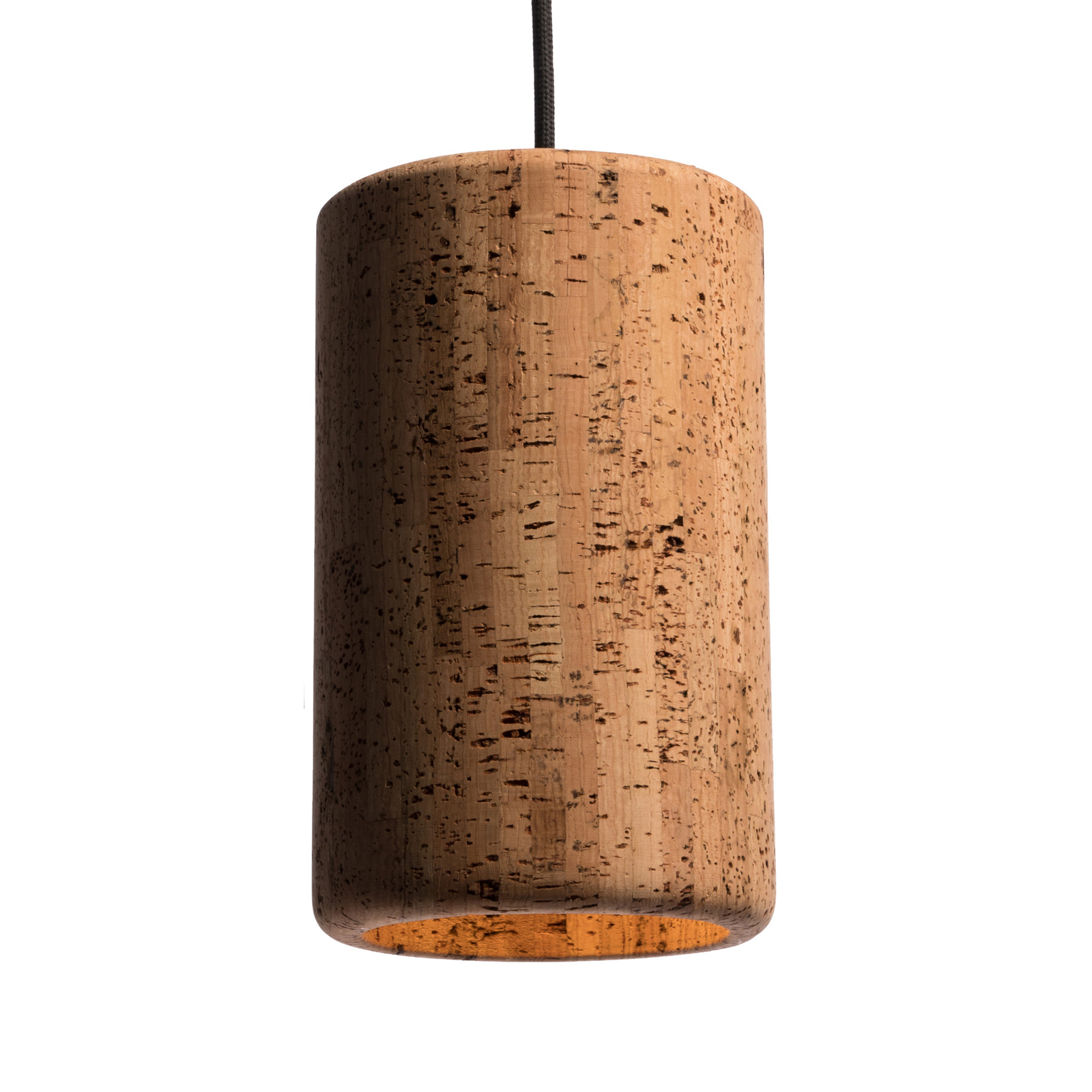 Porto pendant light made of cork