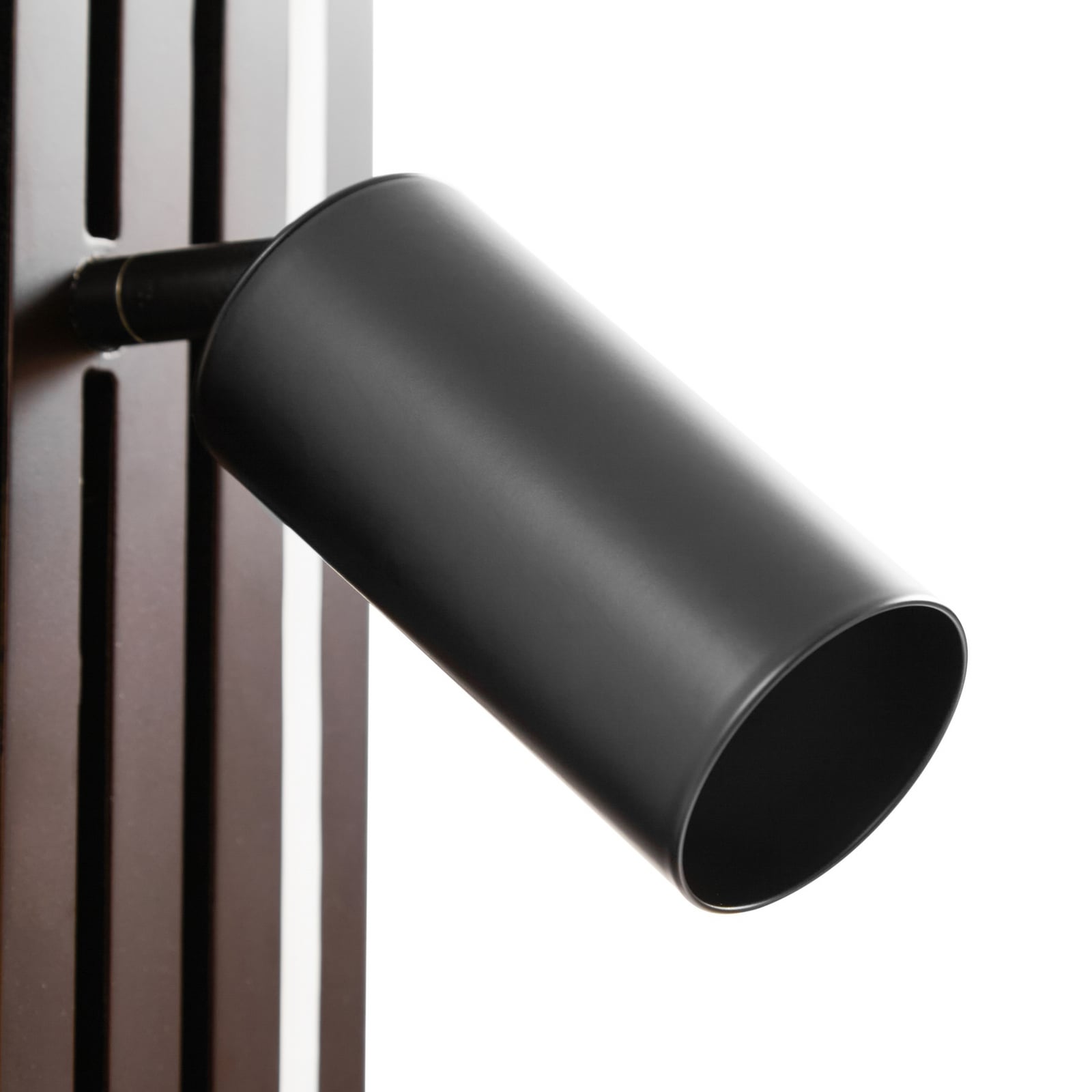 Candeeiro de parede LED Tiron, altura 35 cm, carvalho, USB - Lucande