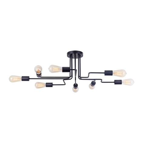 Deckenleuchte Gilbert im Vintage-Design