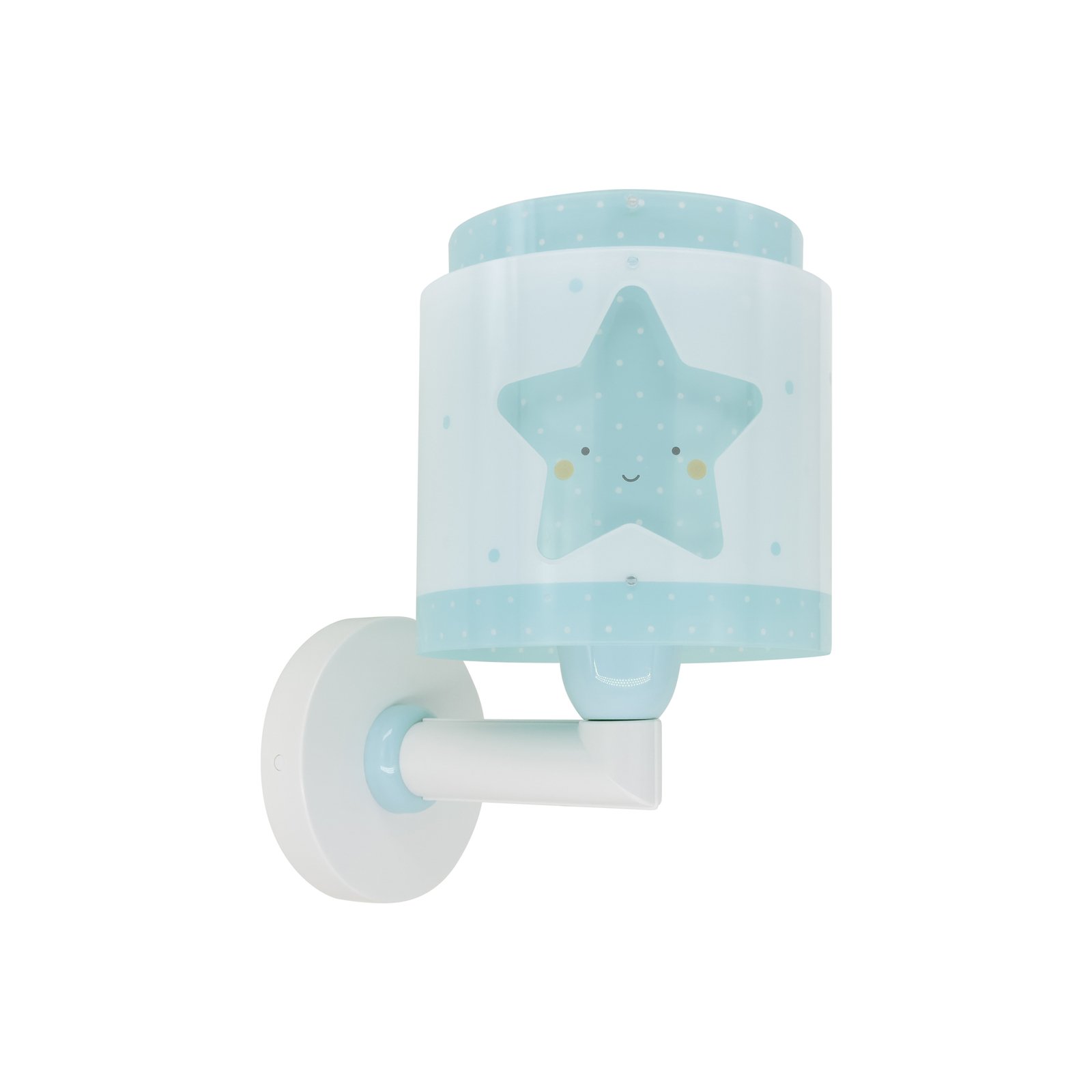 Dalber Baby Dreams wall light with a plug, blue