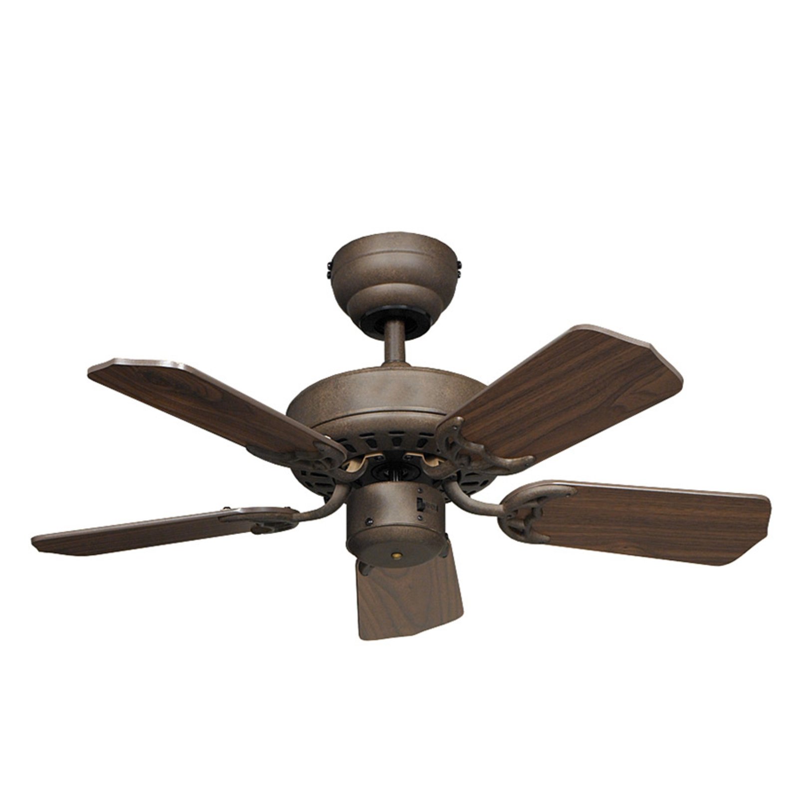 Ventilatore a pale Royal 75 marrone anticato, noce