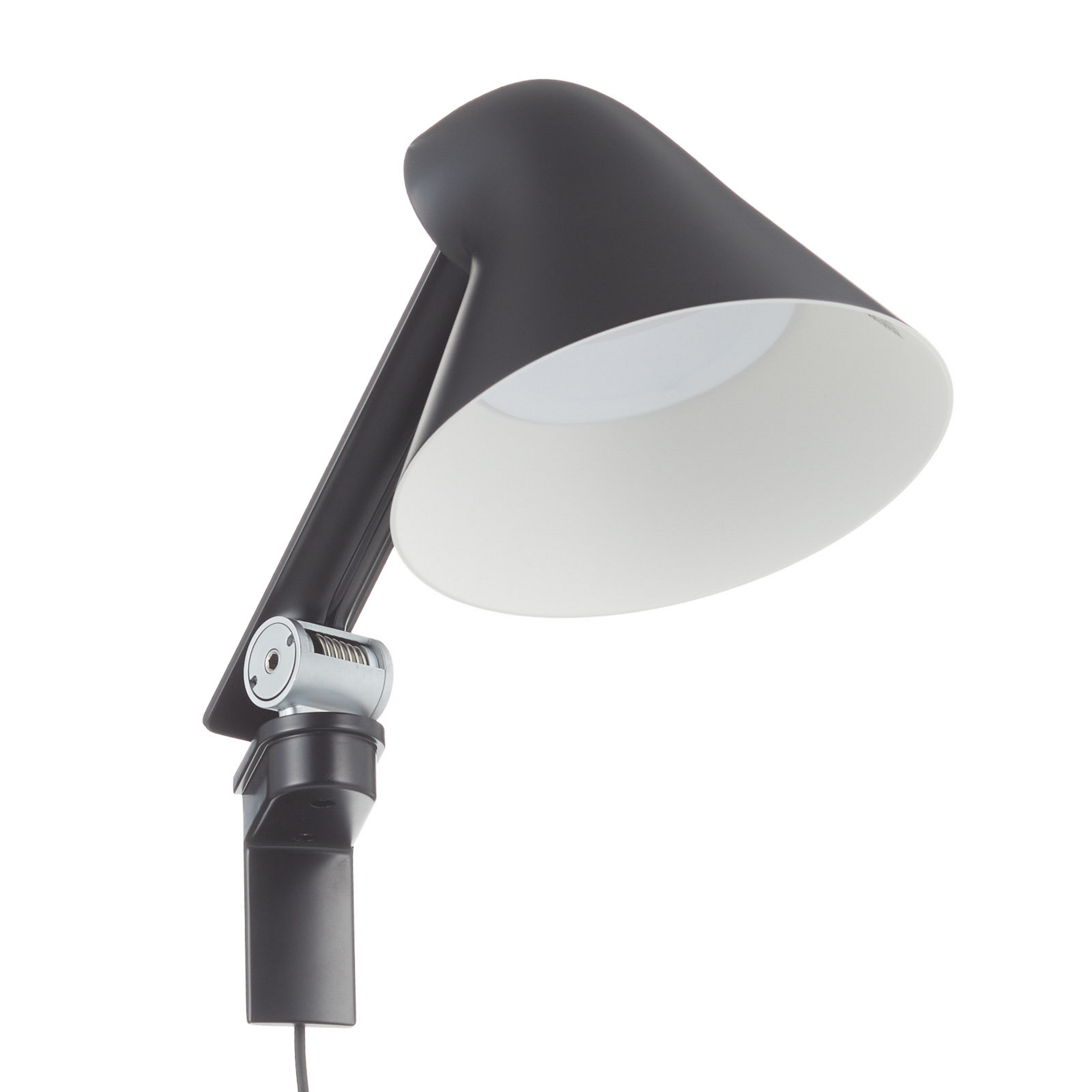 NJP Candeeiro de Parede Lamp Short Arm Black - Louis Poulsen