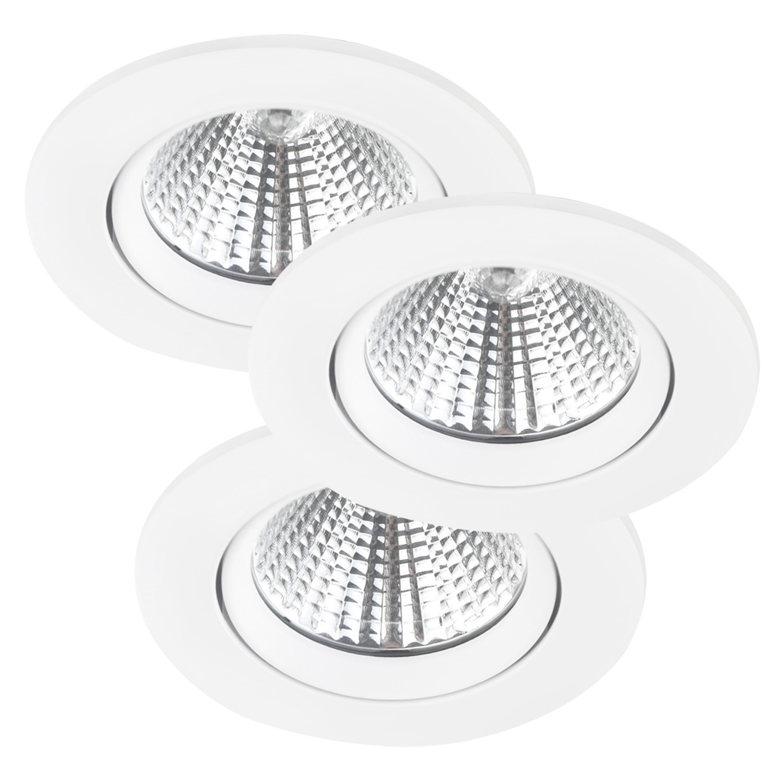 Spot do zabudowy LED Freemont 2 700 K 3 szt. biały