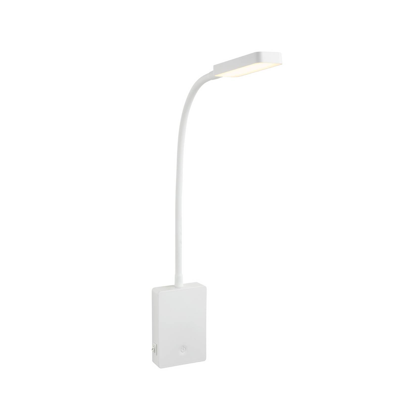 LED-Akku-Tischlampe Cielo, weiß, Höhe 56 cm, Kunststoff