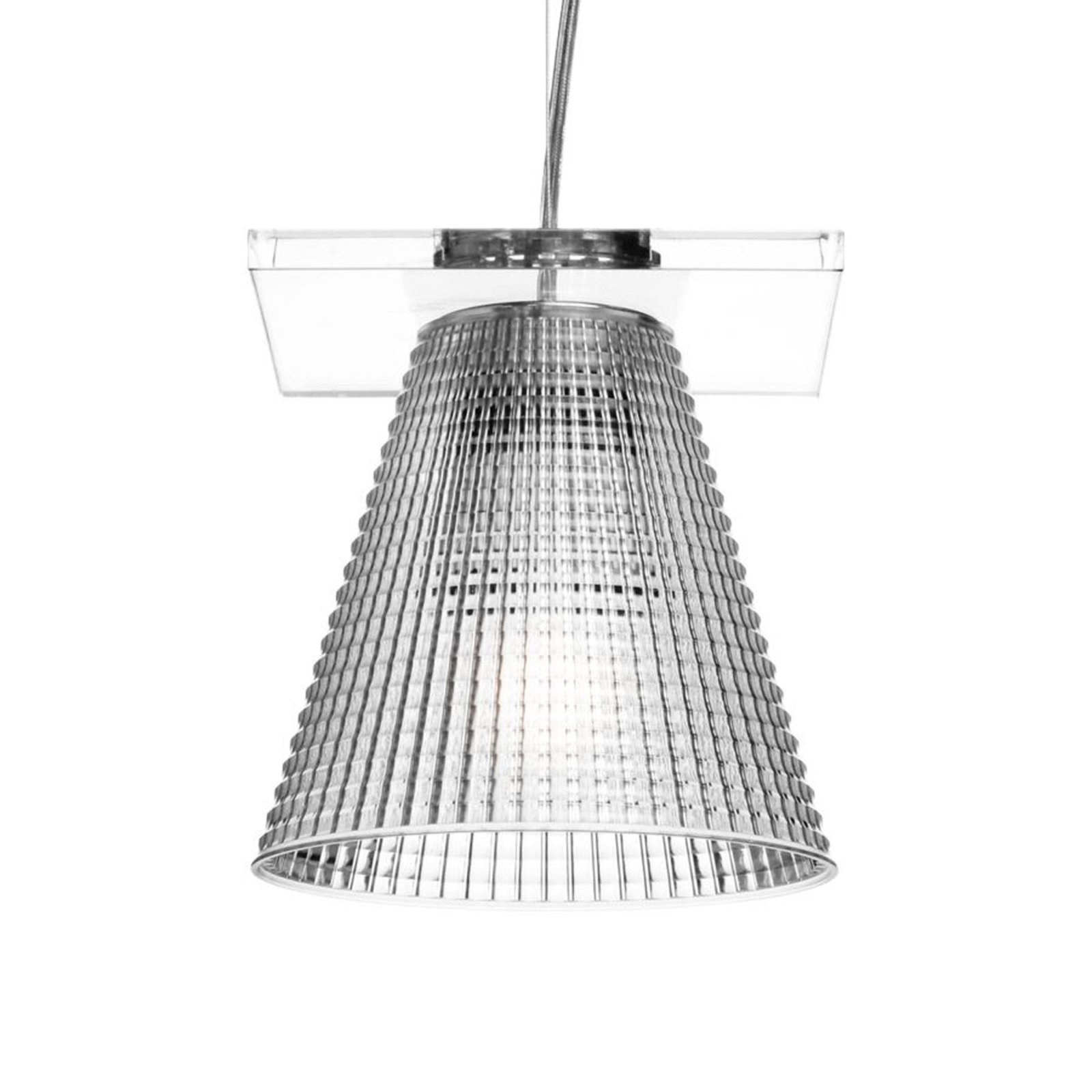 Kartell Light-Air LED-hængelampe, transparent