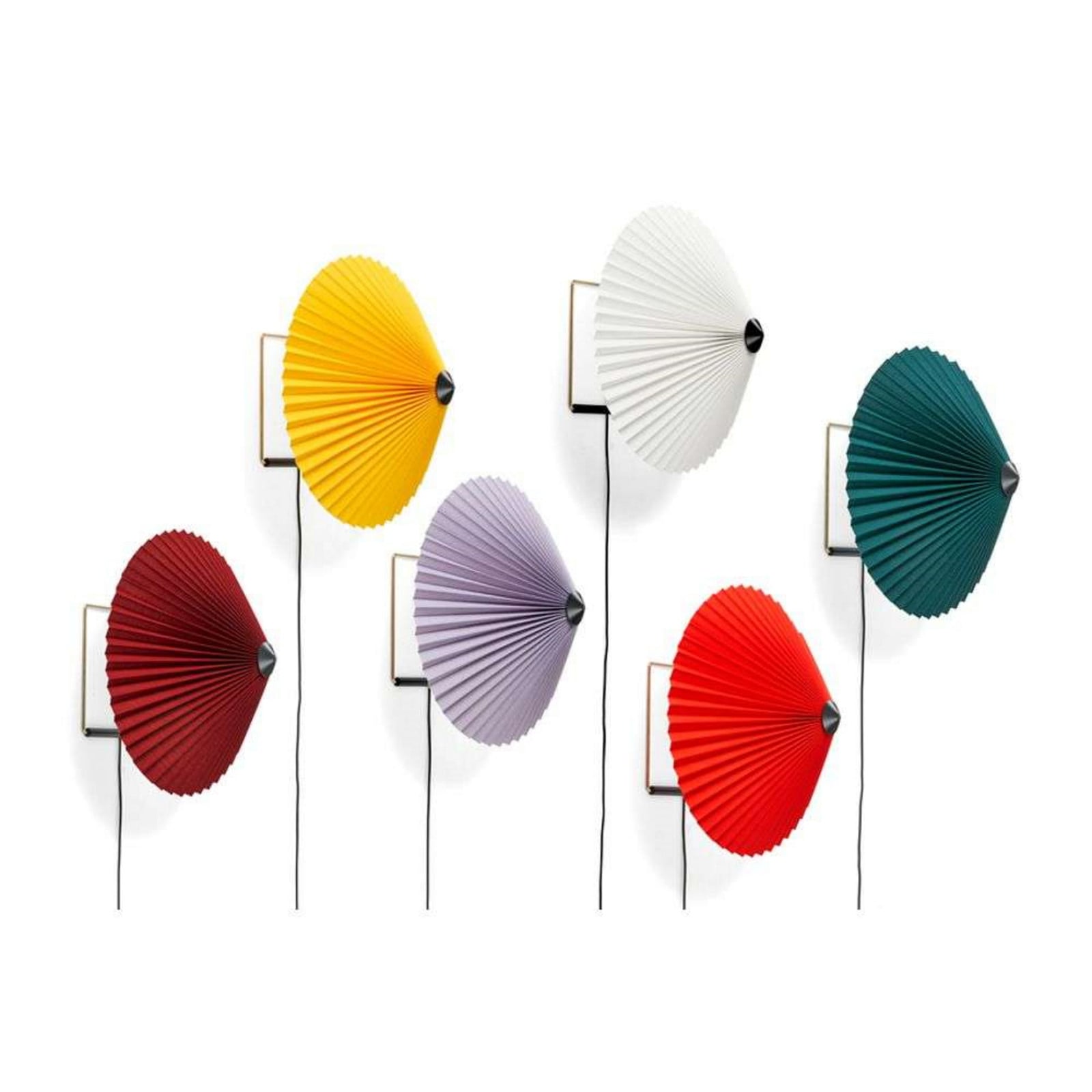 Matin 380 V&auml;gglampa Oxide Red HAY - Vardagsrum - Metall