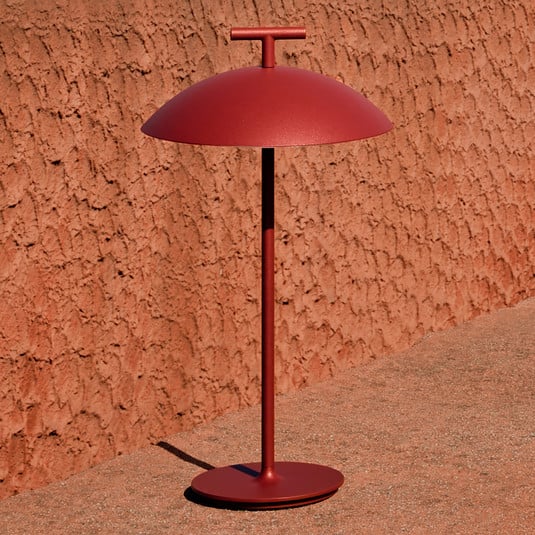 Kartell Mini Geen-A LED-Tischlampe 2.700 K rot