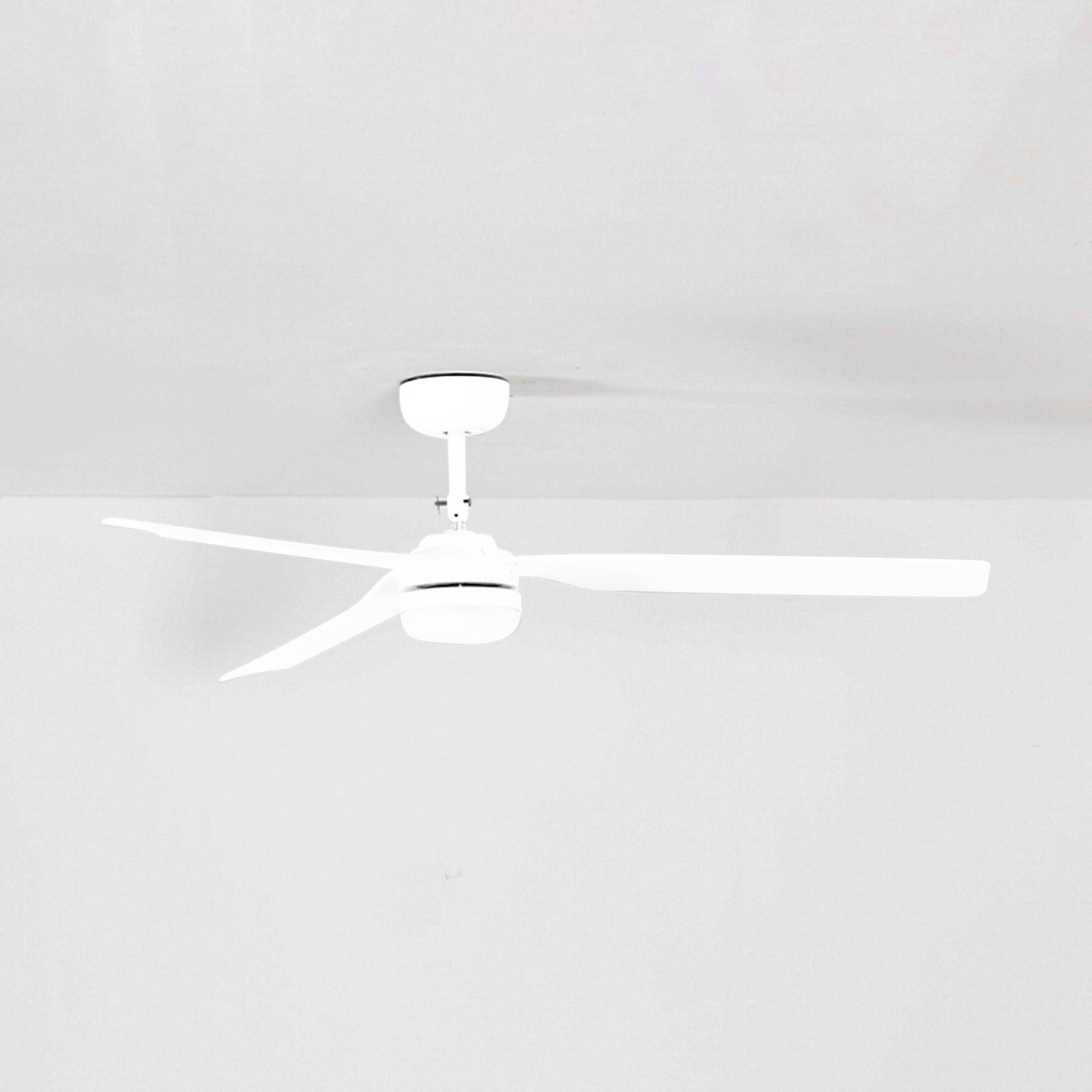 Ventilatore a soffitto Punt M, DC 3 pale, bianco