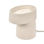 WHITE ROMÉ 01 bordlampe, beige, stentøj, højde 23,5 cm, E14 – Serax