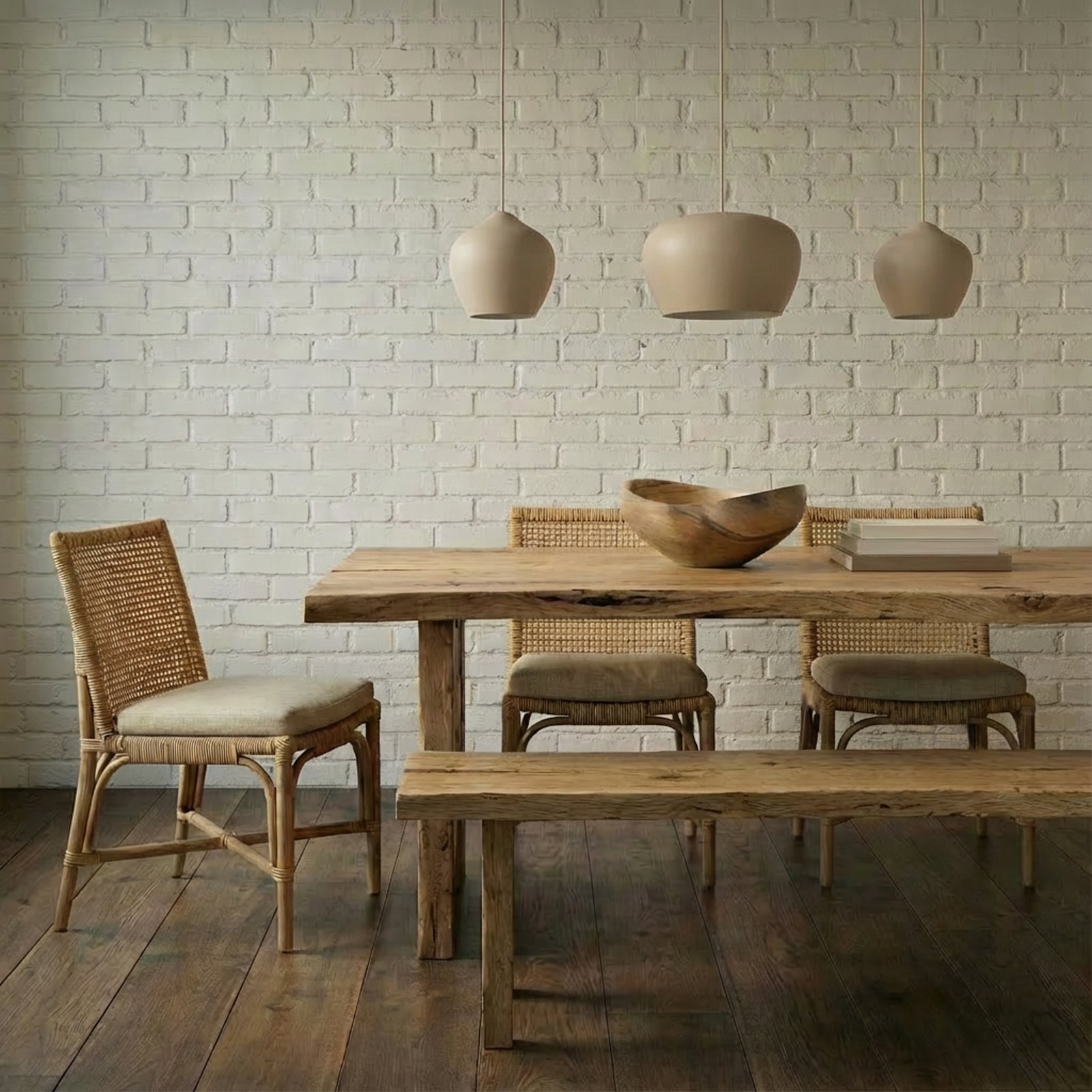 Lucande suspension Malisa, beige, à 3 lampes, métal, 90 cm Lucande suspension Malisa, beige, à 3 lampes, métal, 90 cm