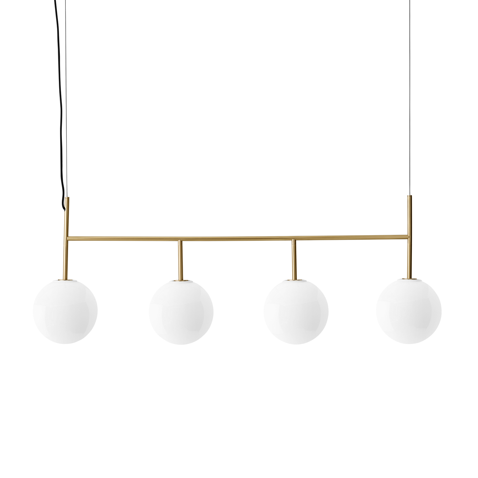 Menu TR Bulb závesná LED 4-pl. mosadz/opál lesklá