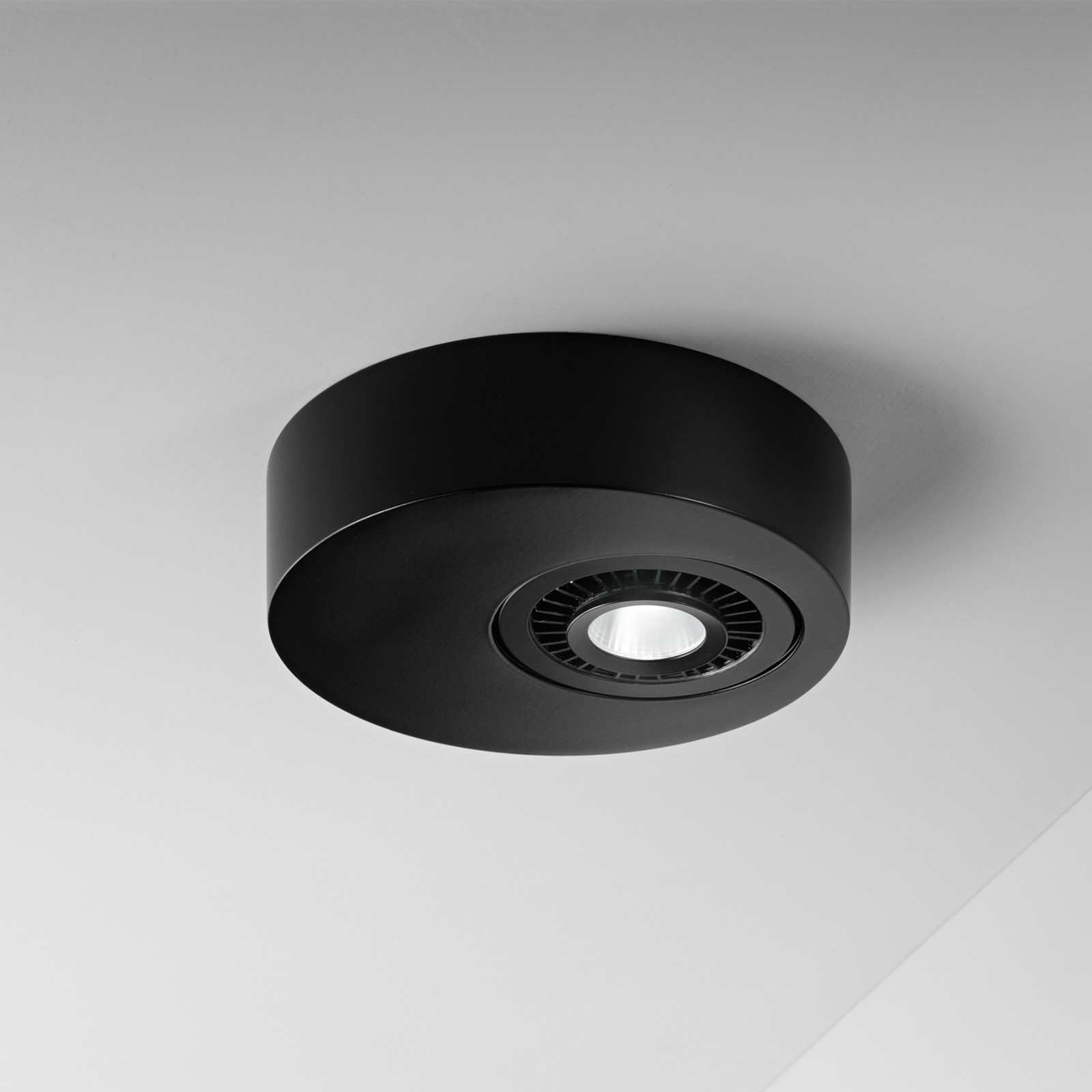 Egger Licht Egger DLS plafonieră LED Geo negru - Hol - modern - Metal