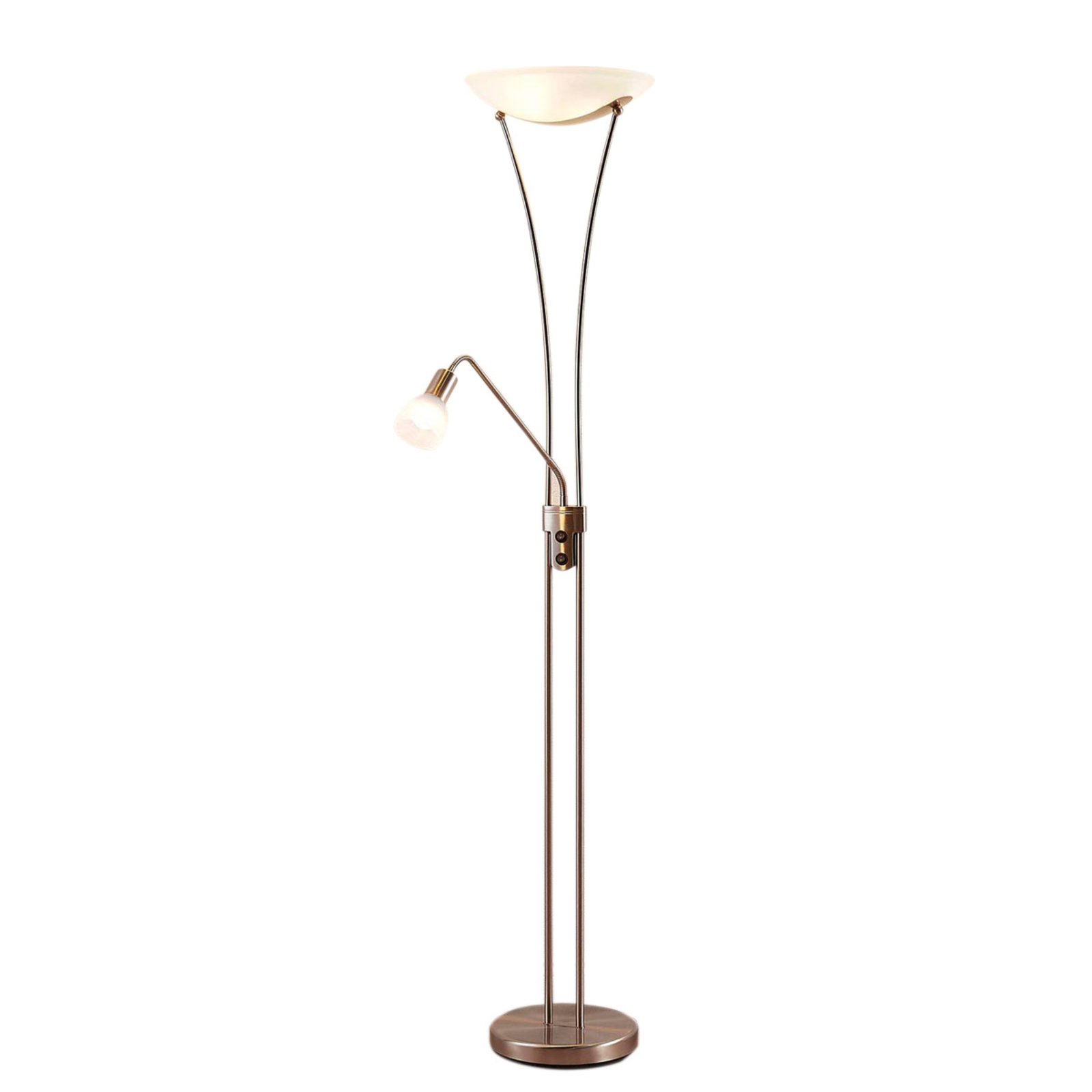 Felicia Stojací Lampa Nickel/White - Lindby