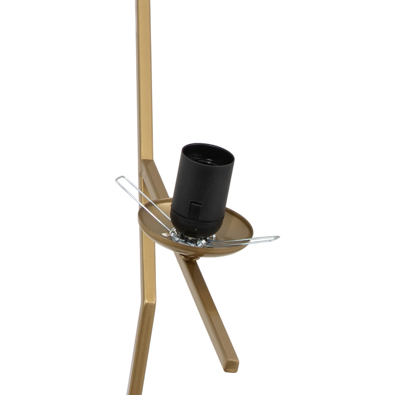 Dolunay pendant light, 43 cm long, 2-bulb, gold-coloured, E27