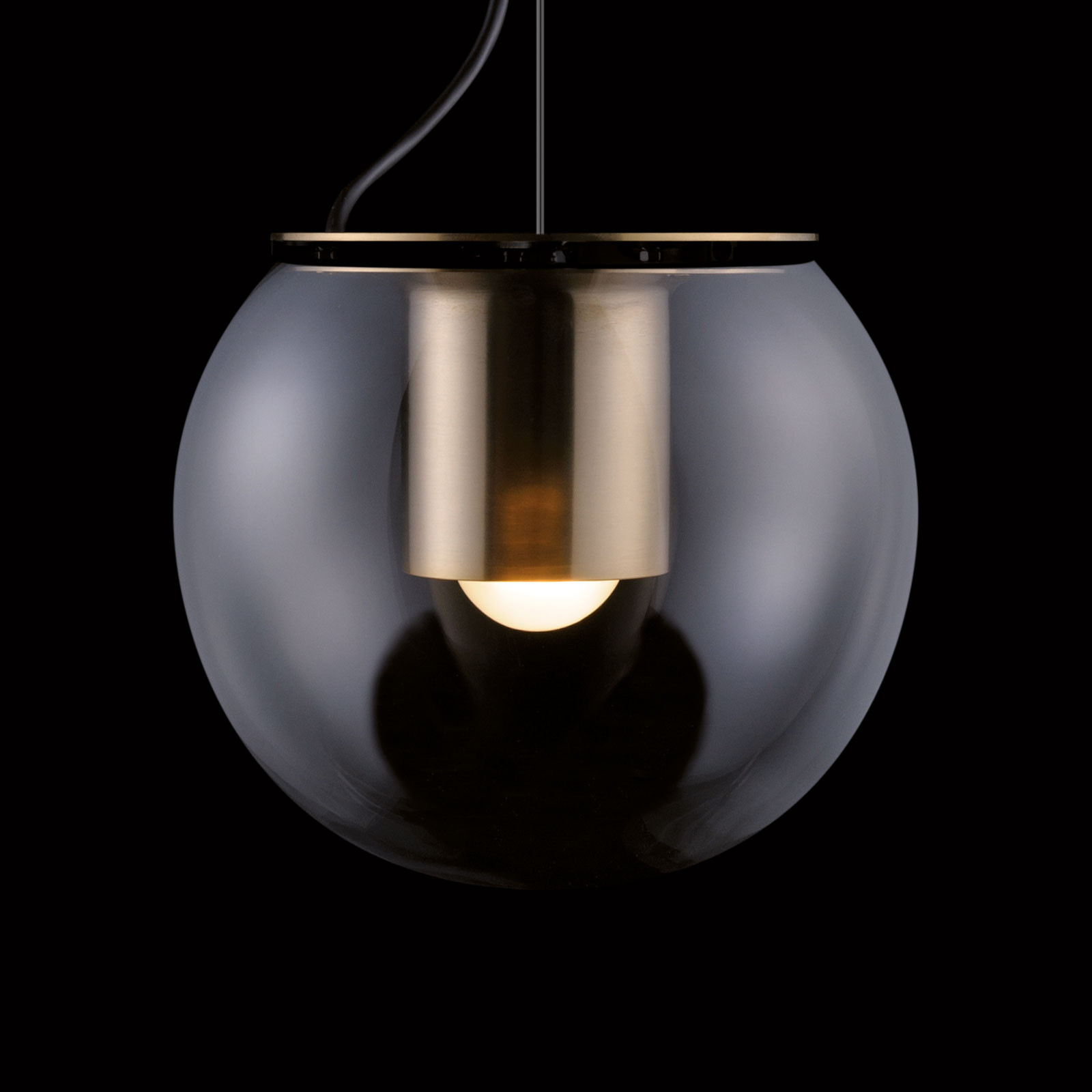 Oluce Lampă suspendată The Globe Ø 20 cm auriu/bronz