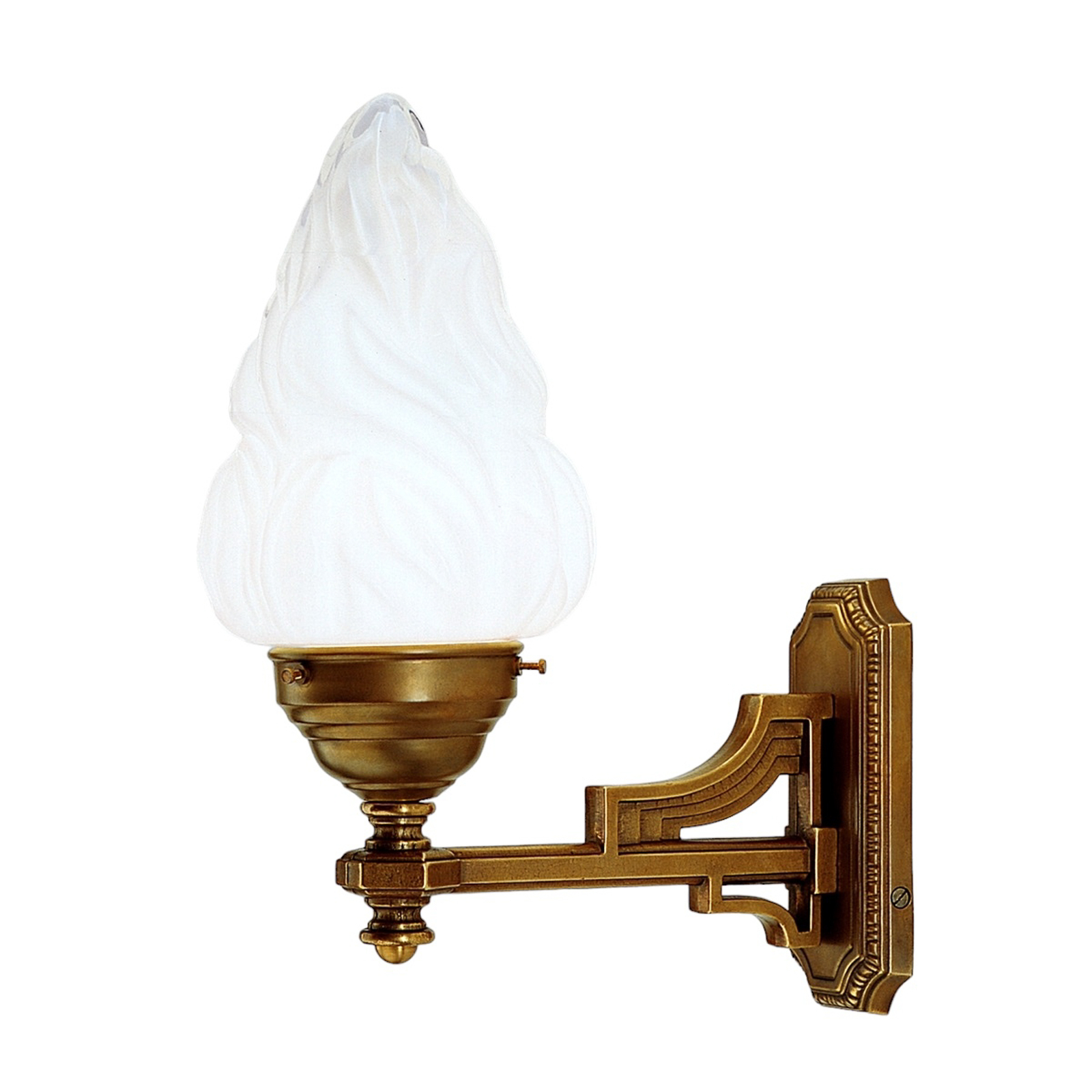 Berlin classic brass wall light