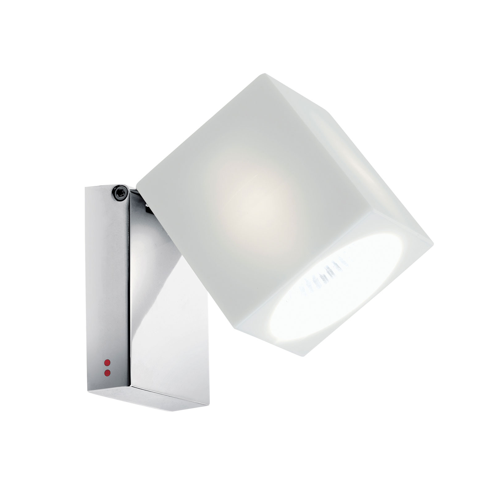 Fabbian Cubetto vegglampe GU10 krom/hvit